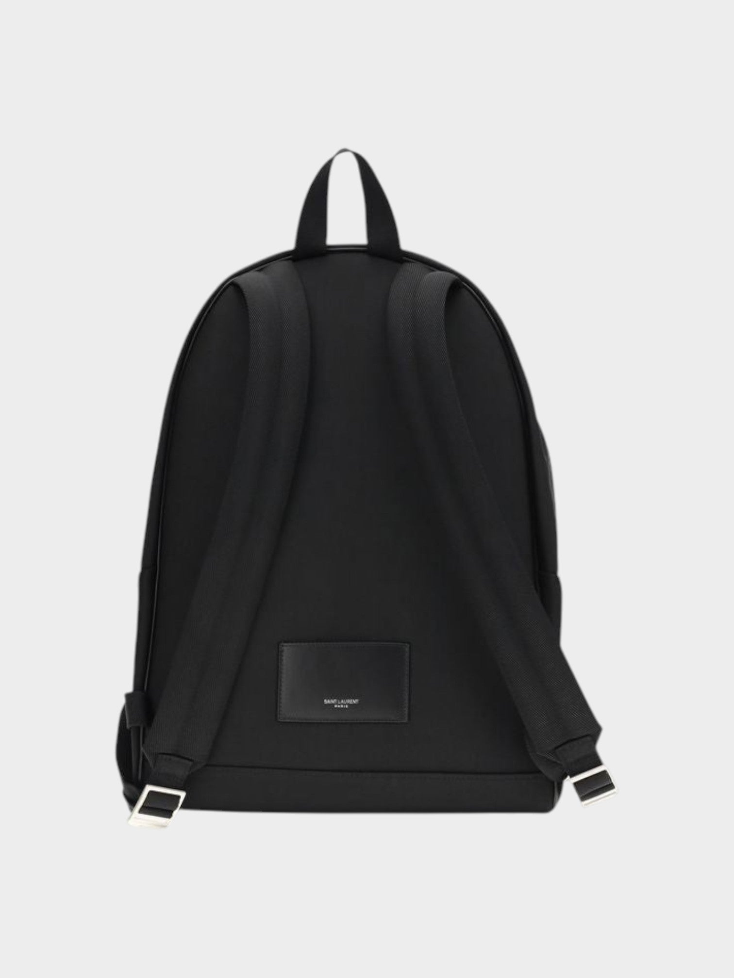 Saint Laurent Black Fabric Backpack-thumbmail-2