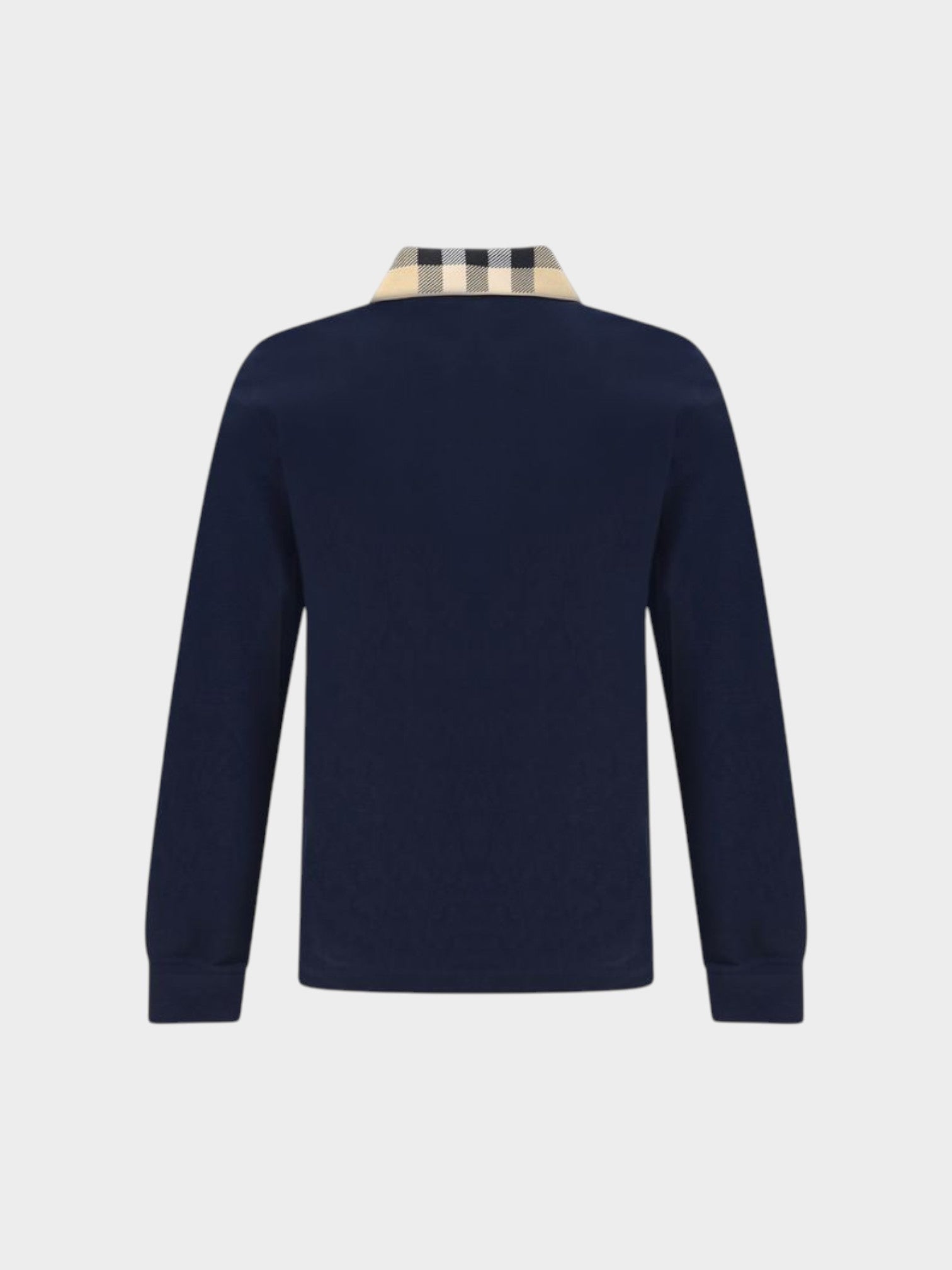 Burberry Blue Cotton Polo Shirt-thumbmail-2