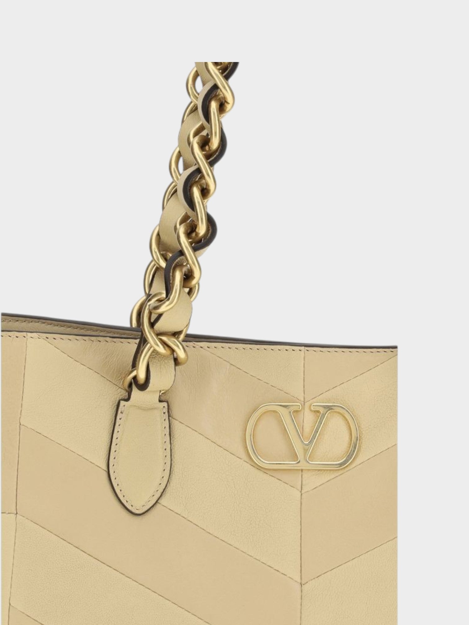 Valentino Garavani Gold Lamb Ovis Aries Aries Shoulder Bag-thumbmail-4