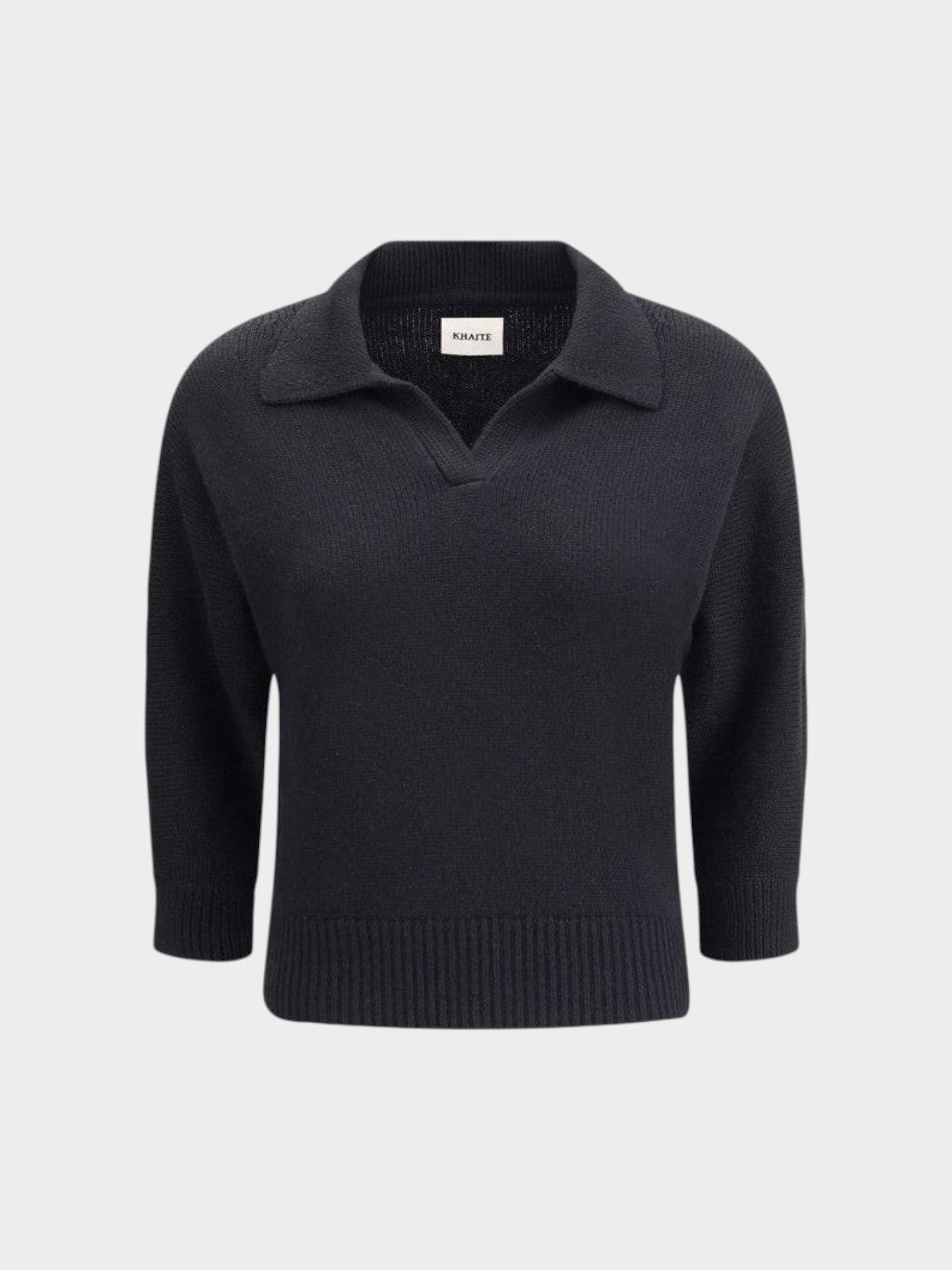 Khaite Black Cashmere Sweater