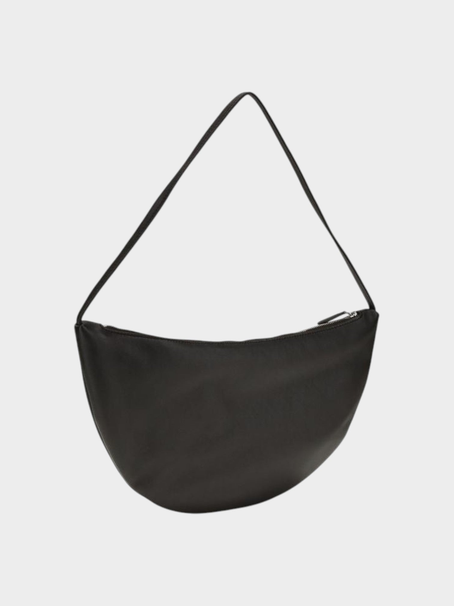 The Row Black Calf Leather Bos Taurus Shoulder Bag-thumbmail-2