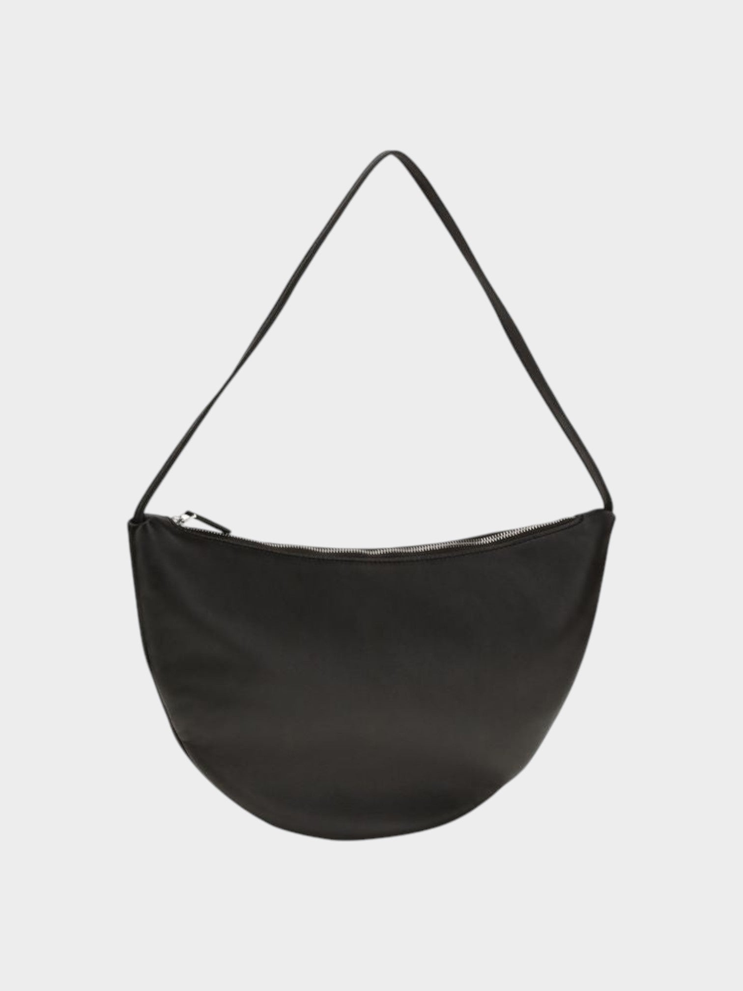 The Row Black Calf Leather Bos Taurus Shoulder Bag-thumbmail-3