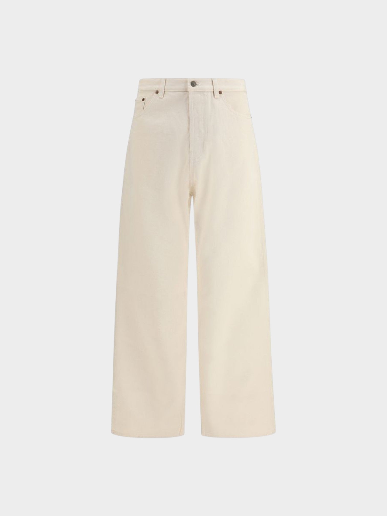 Valentino Beige Cotton Casual Pants