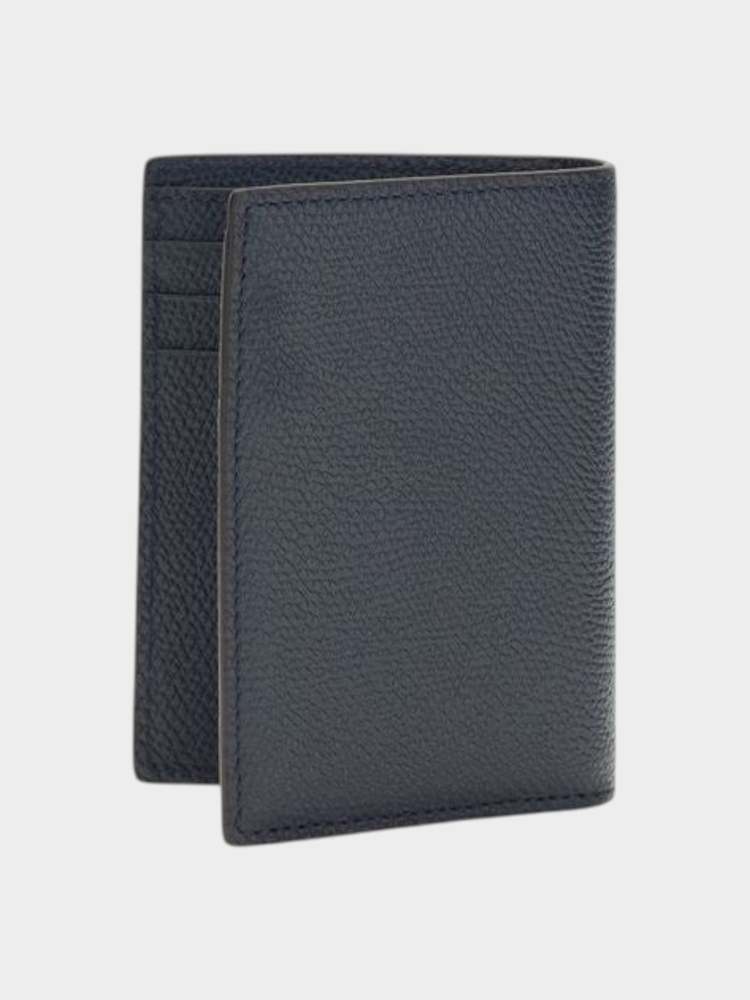 Valentino Garavani Blue Calf Leather Bos Taurus Wallet-thumbmail-2