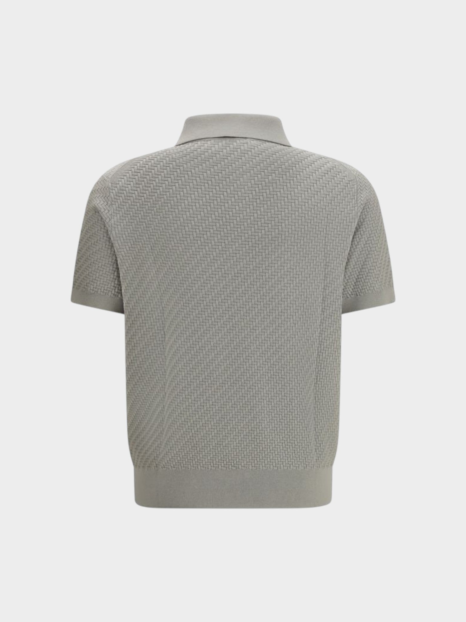 Brioni Beige Cotton Polo Shirt-thumbmail-2