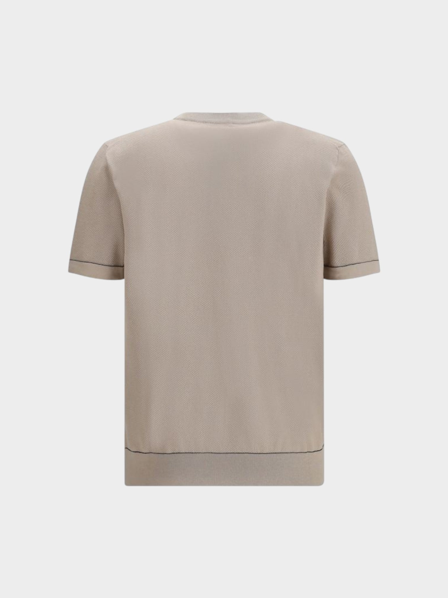 Brioni Beige Cotton T-Shirt-thumbmail-2