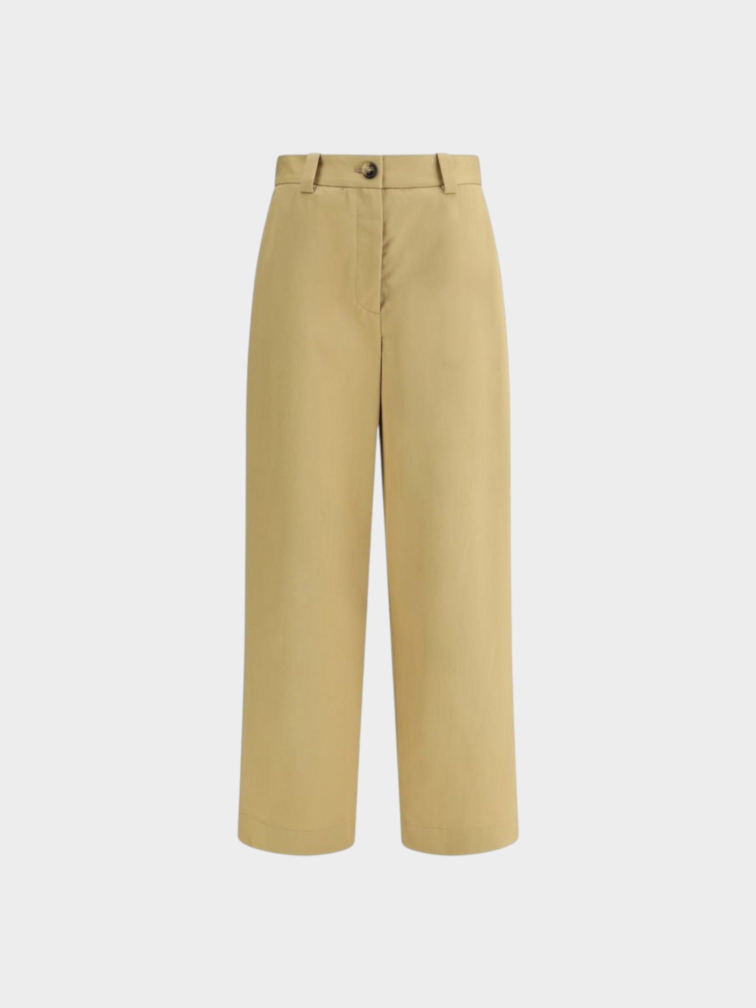 Khaite Beige Cotton Casual Pants