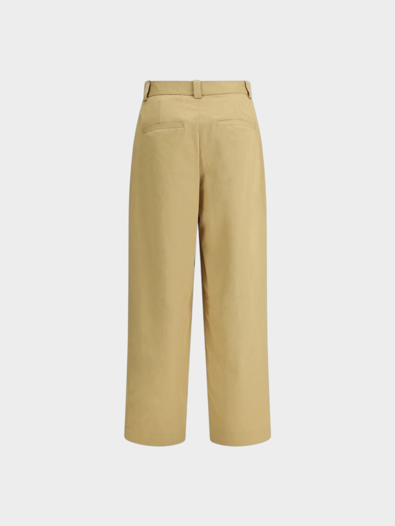 Khaite Beige Cotton Casual Pants-thumbmail-2
