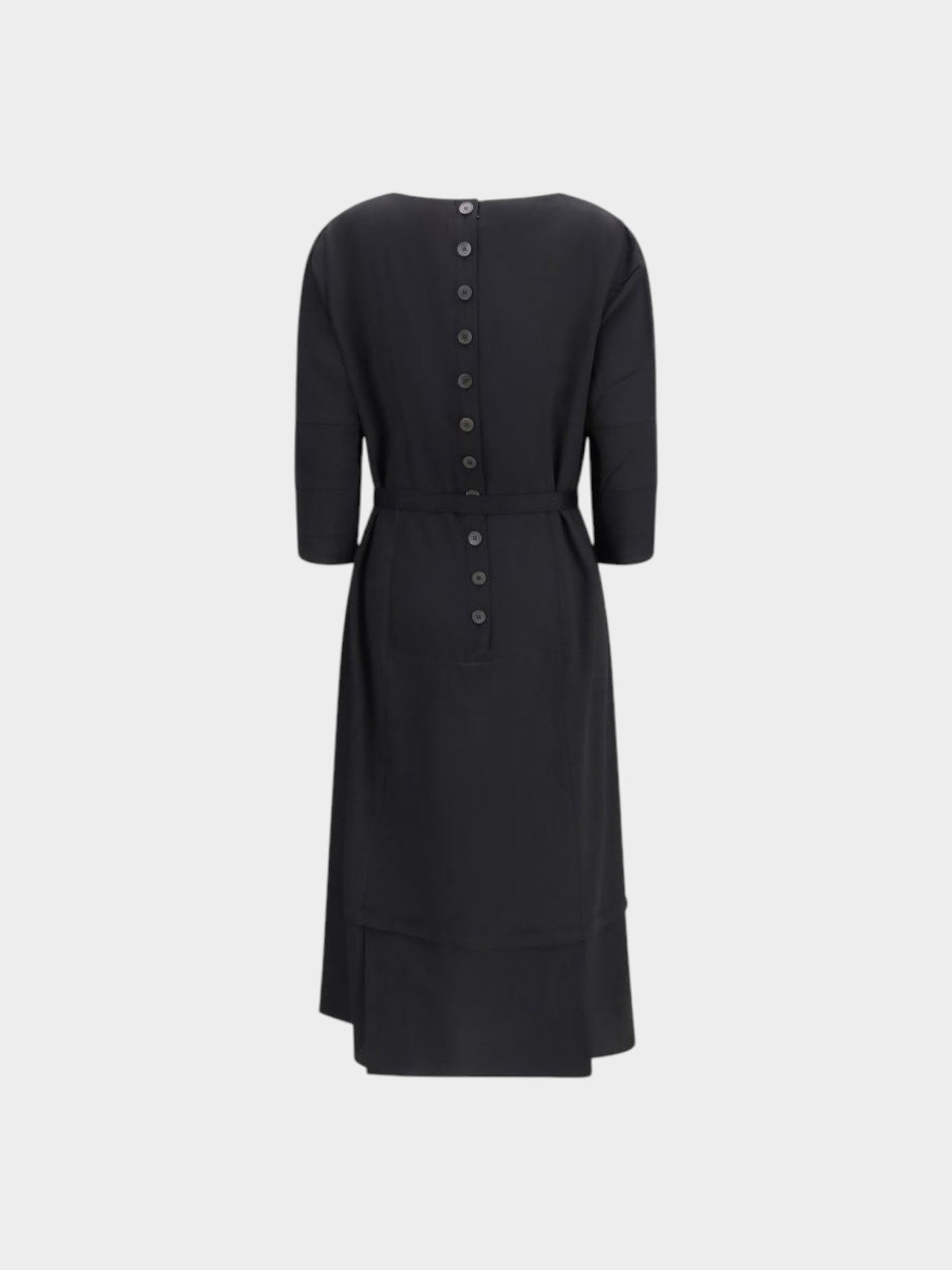 Prada Black Acetate Casual Dress-thumbmail-2