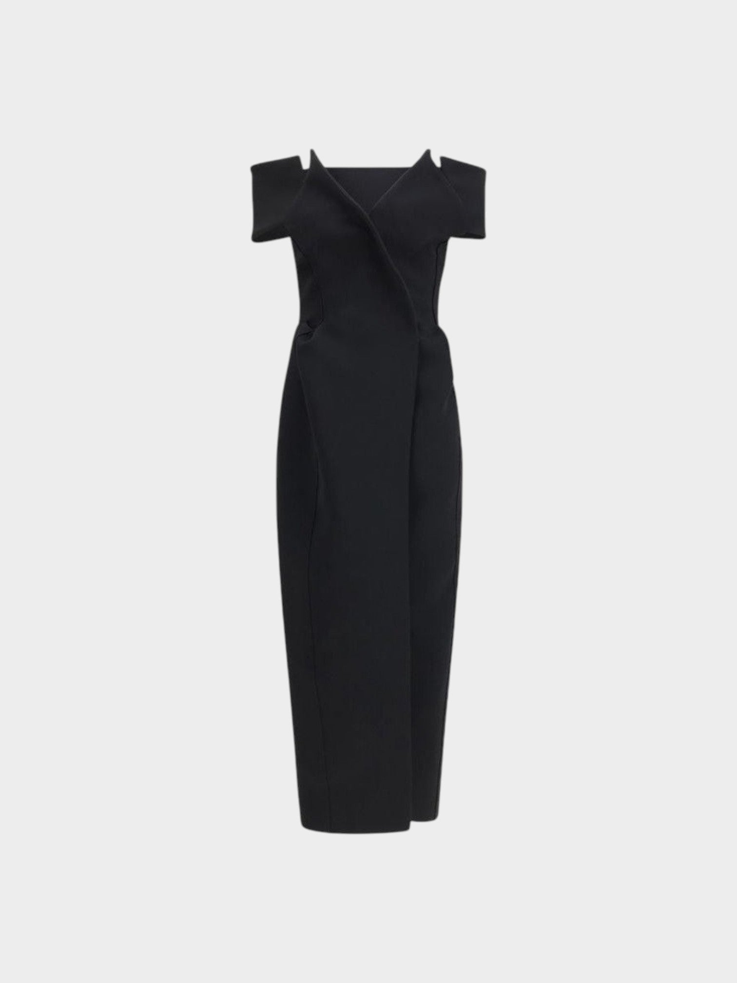 Khaite Black Polyester Cocktail Dress