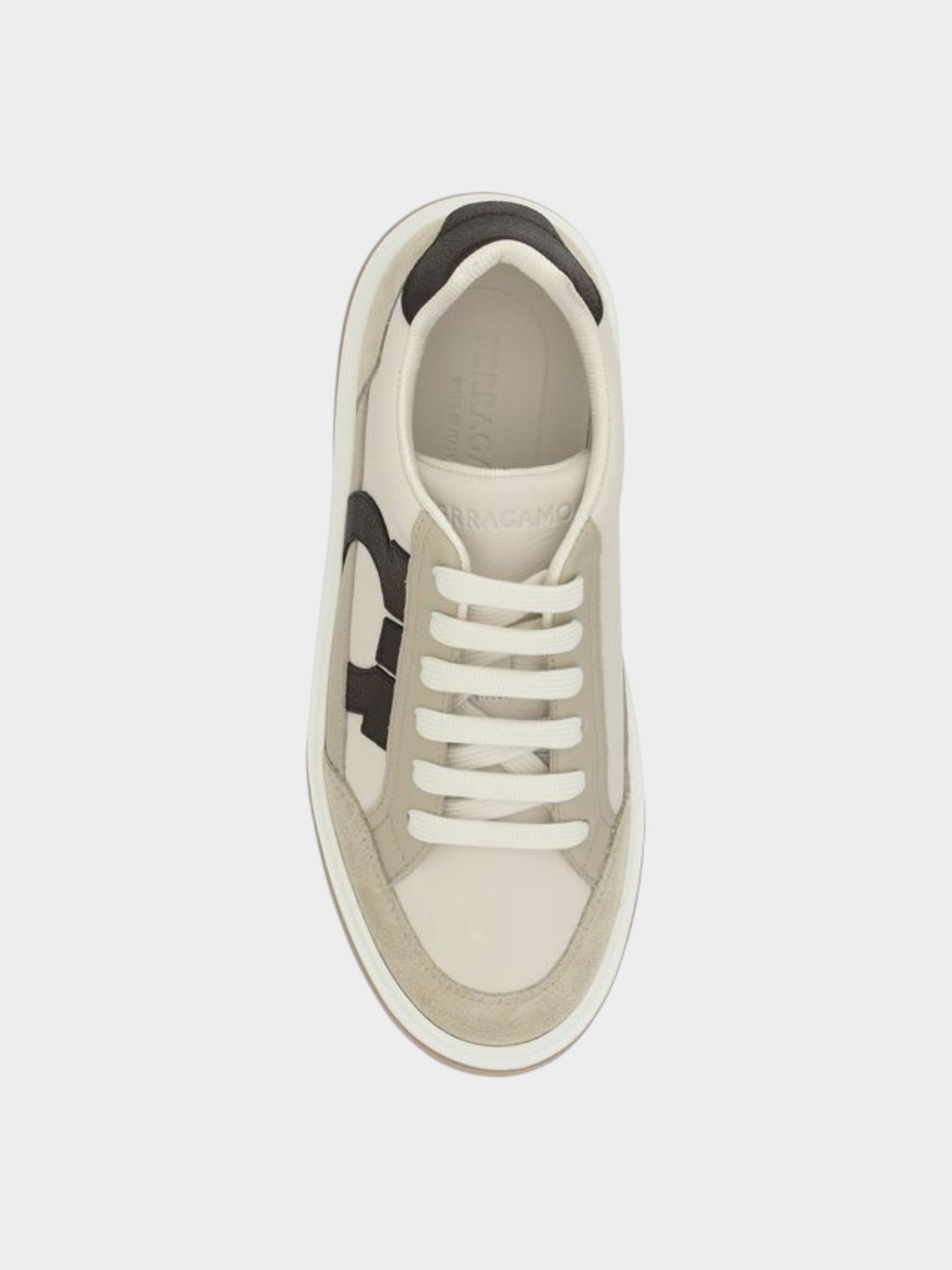 Ferragamo Multicolor Calf Leather Bos Taurus Platform Sneakers-thumbmail-4