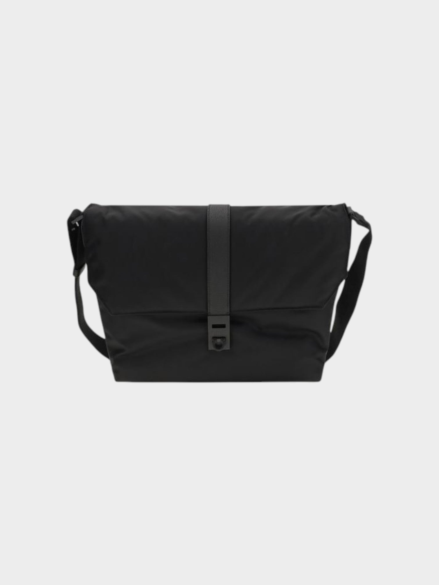 Ferragamo Black Nylon Shoulder Bag