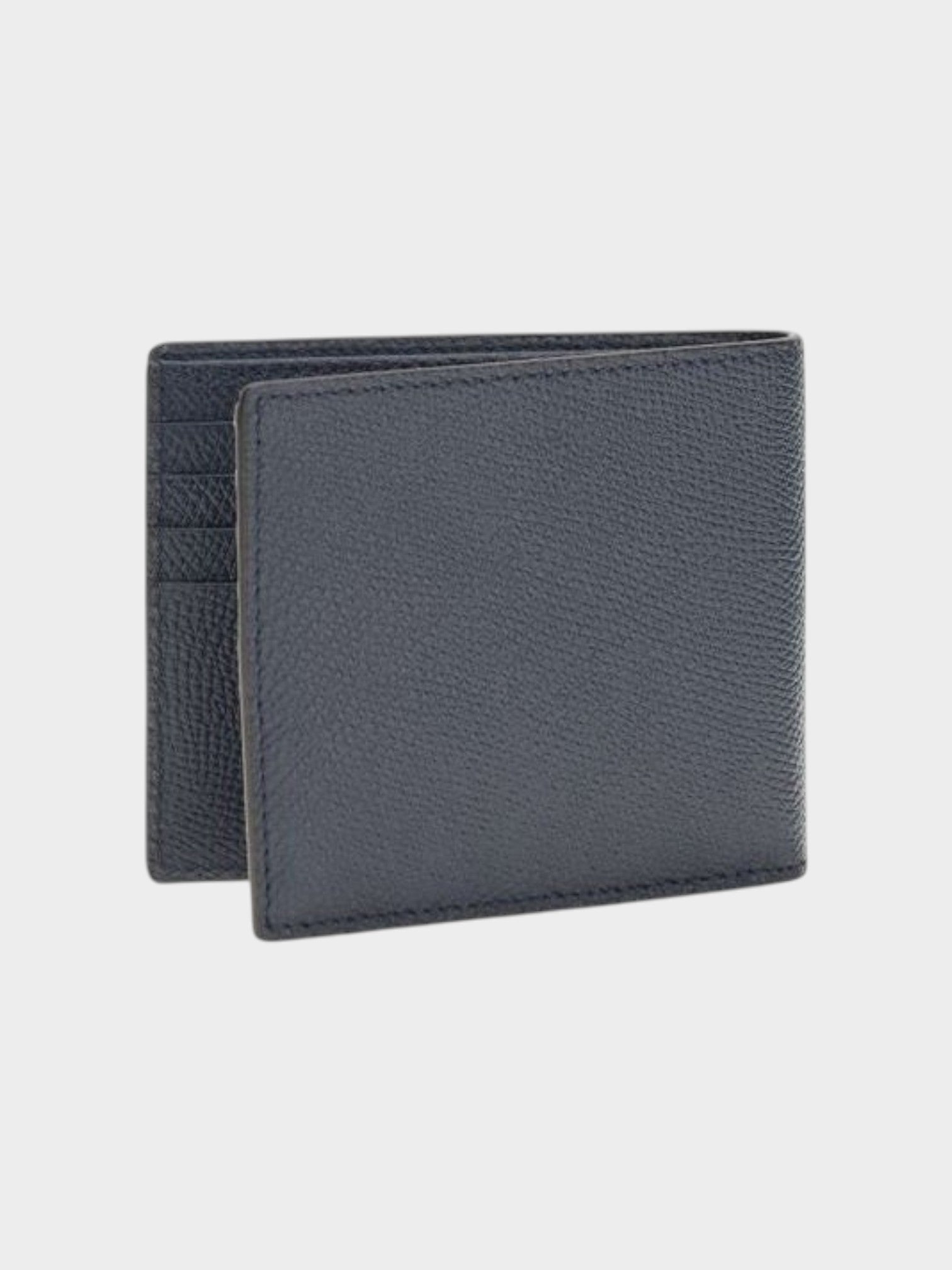 Valentino Garavani Blue Calf Leather Bos Taurus Wallet-thumbmail-2