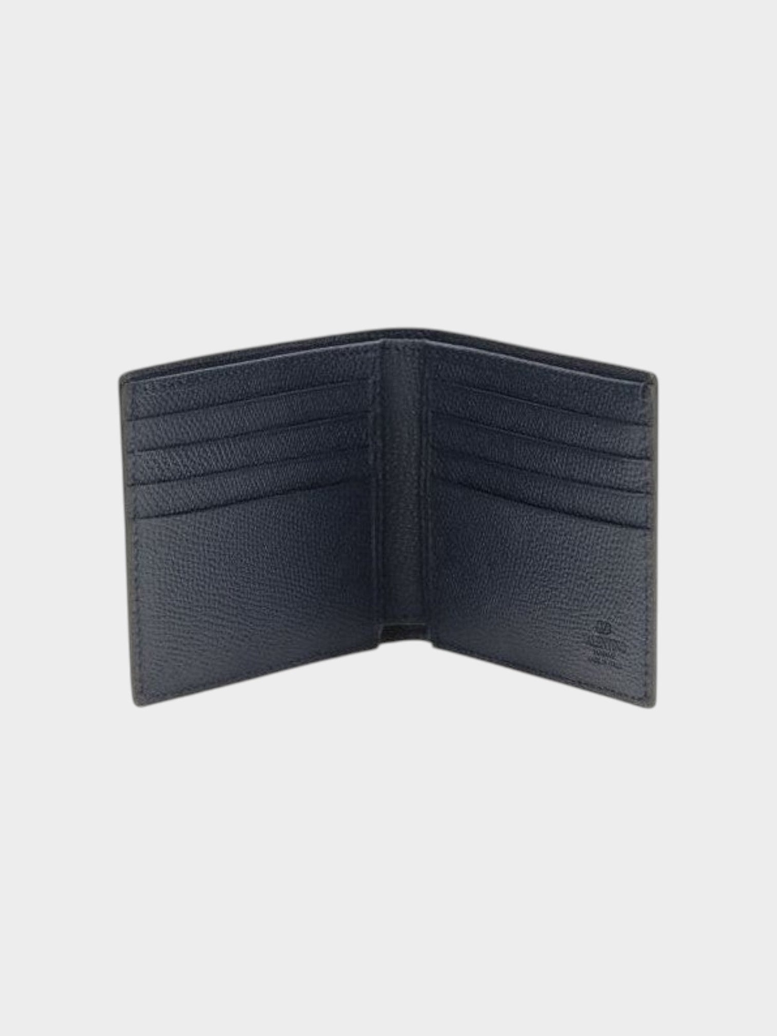 Valentino Garavani Blue Calf Leather Bos Taurus Wallet-thumbmail-3