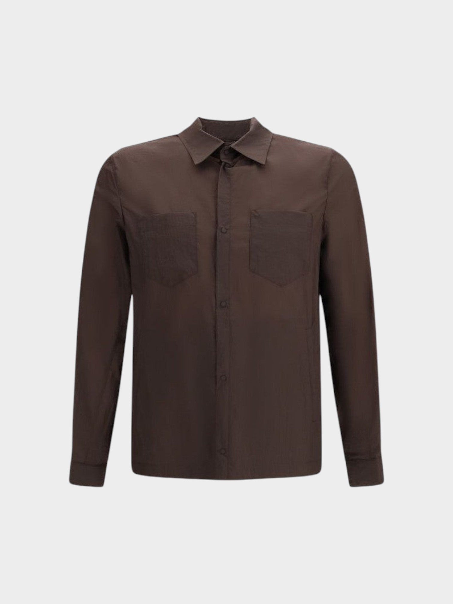 Herno Brown Polyamide Shirt