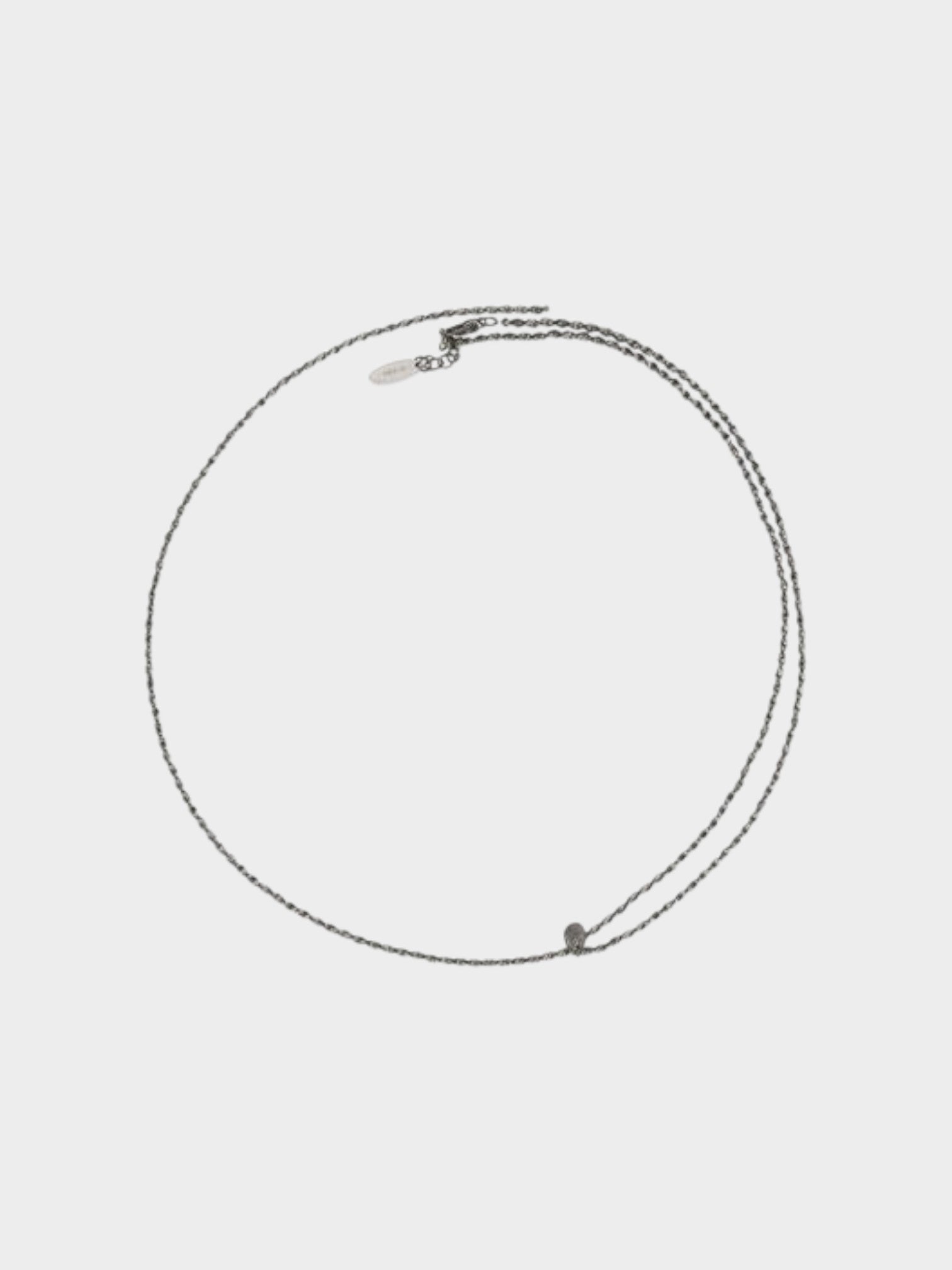 Brunello Cucinelli Silver Metal Necklace-thumbmail-2