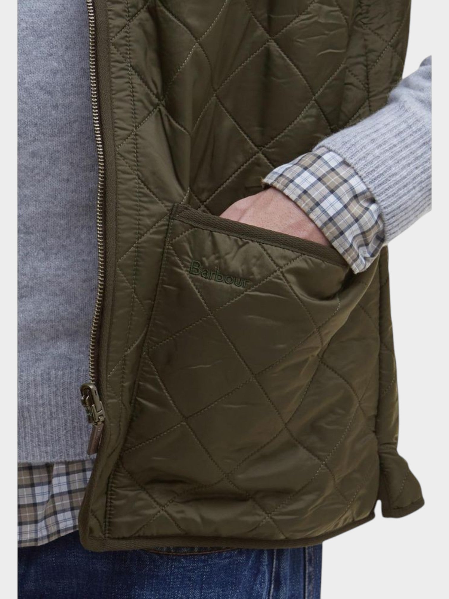 Barbour Green Polyamide Sleveless Jacket-thumbmail-2
