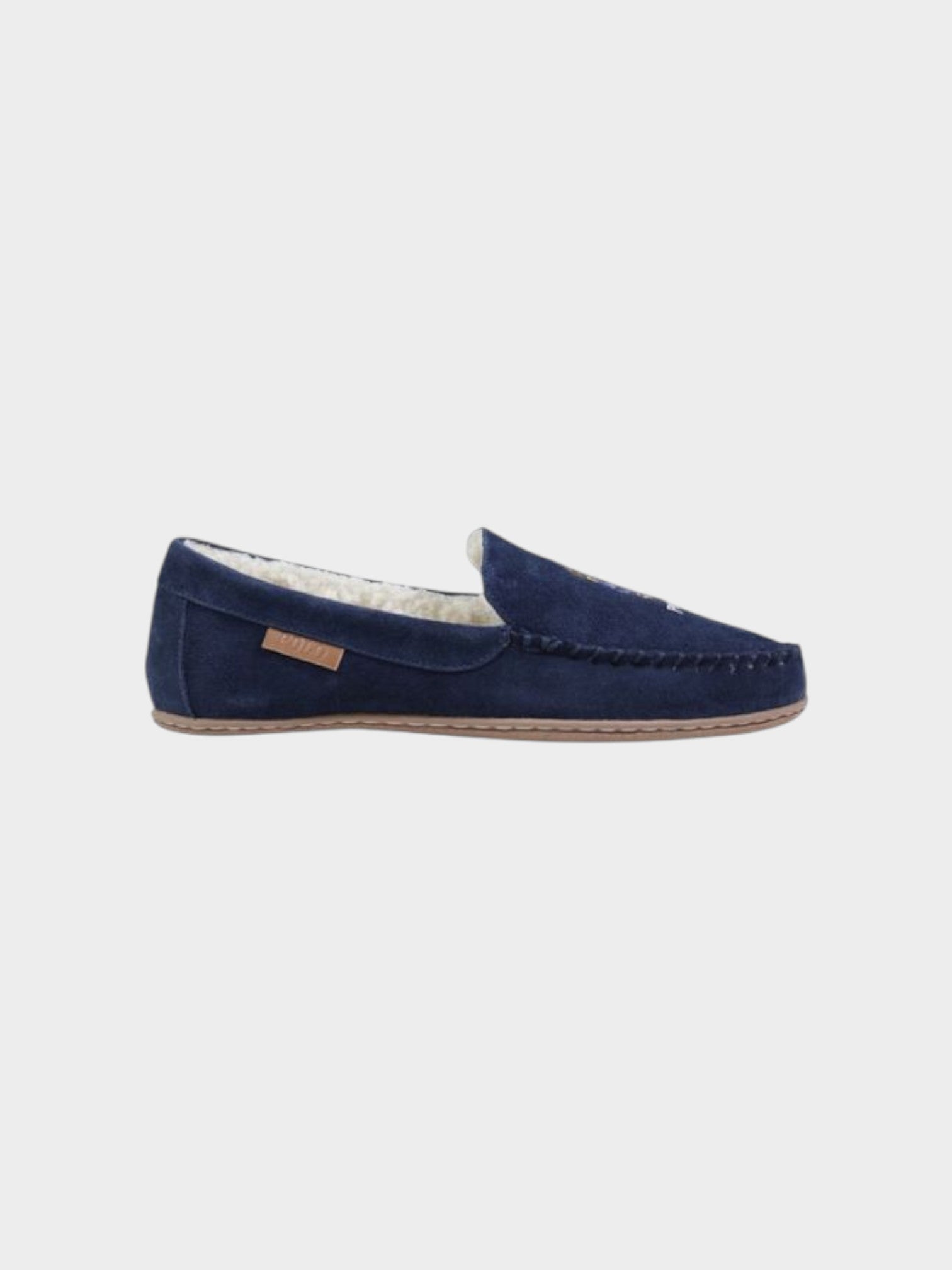 Ralph Lauren Blue Suede Leather Slippers