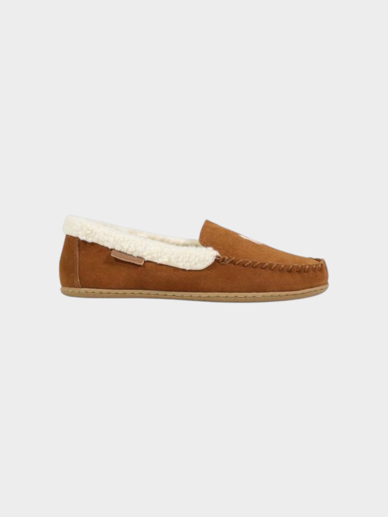 Ralph Lauren Brown Suede Leather Slippers