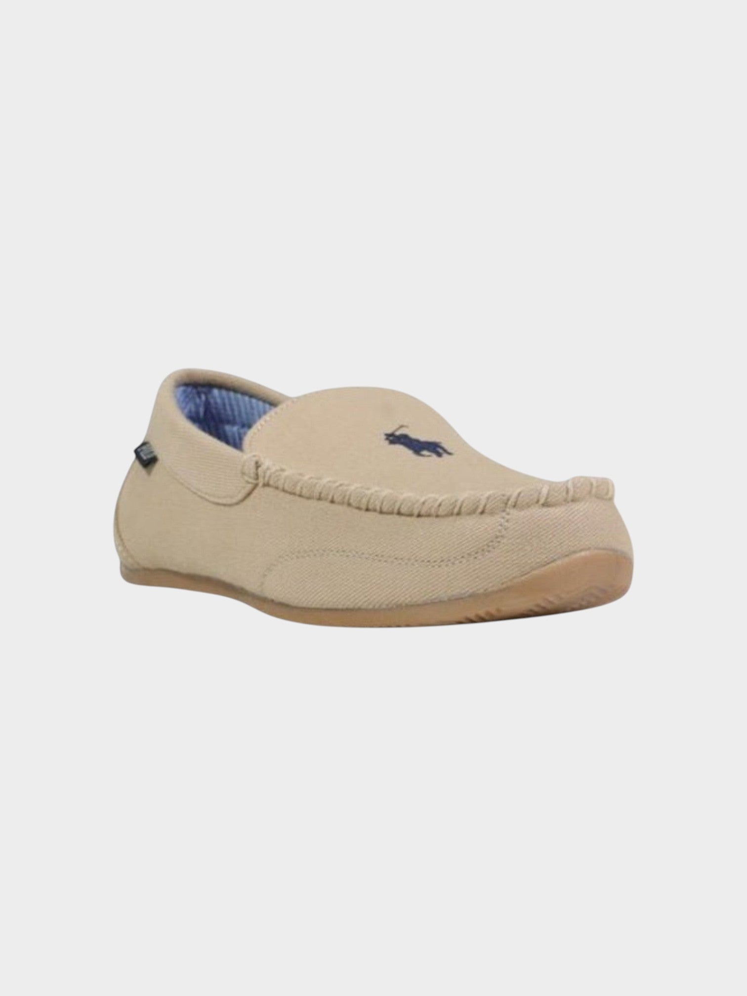 Ralph Lauren Beige Textile Slippers-thumbmail-2