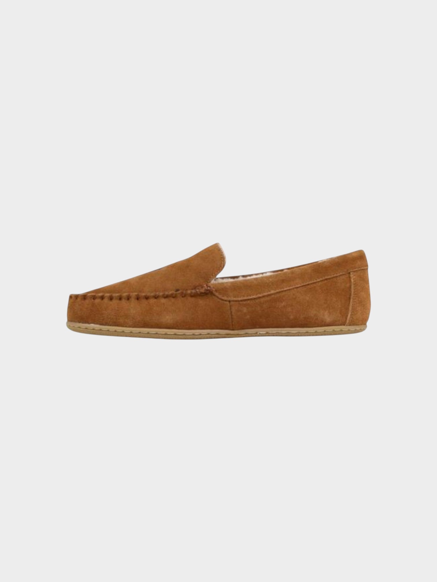 Ralph Lauren Brown Suede Leather Slippers-thumbmail-3