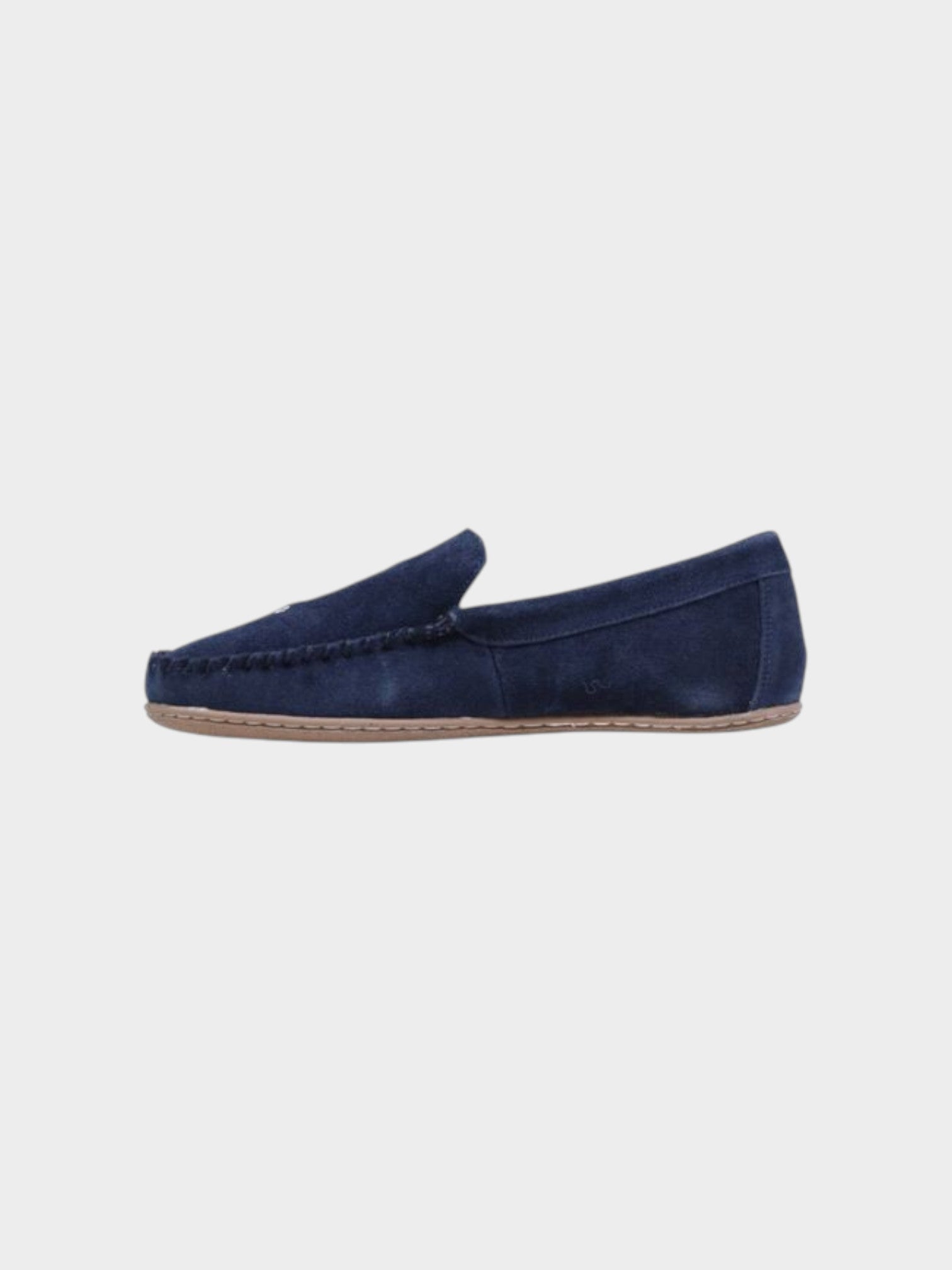 Ralph Lauren Blue Suede Leather Slippers-thumbmail-3