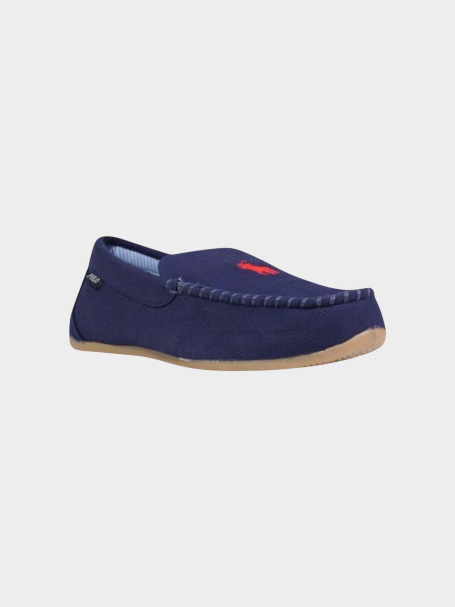 Ralph Lauren Blue Textile Slippers-thumbmail-2