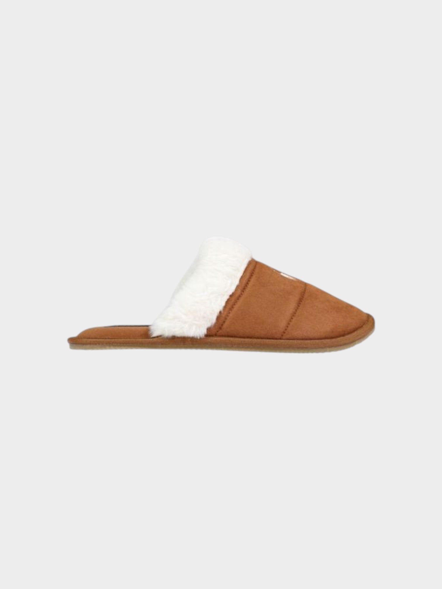 Ralph Lauren Brown Textile Slippers
