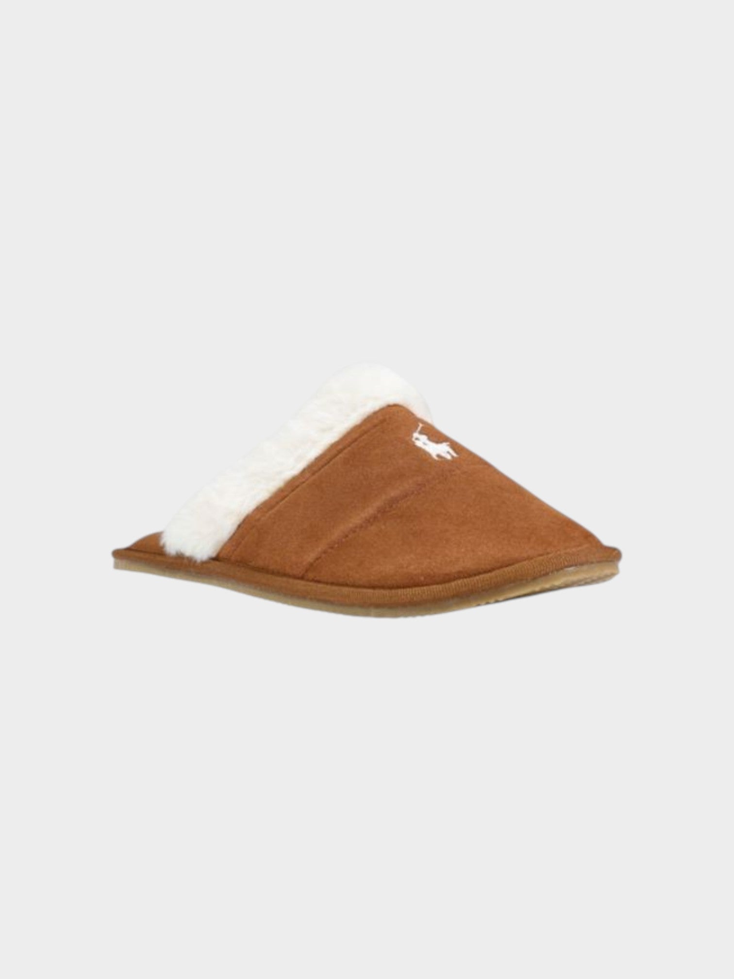Ralph Lauren Brown Textile Slippers-thumbmail-2