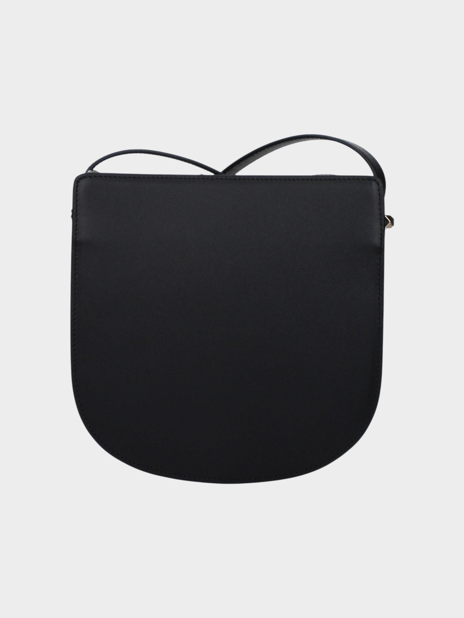 A.P.C. Black Leather Crossbody Bag-thumbmail-3