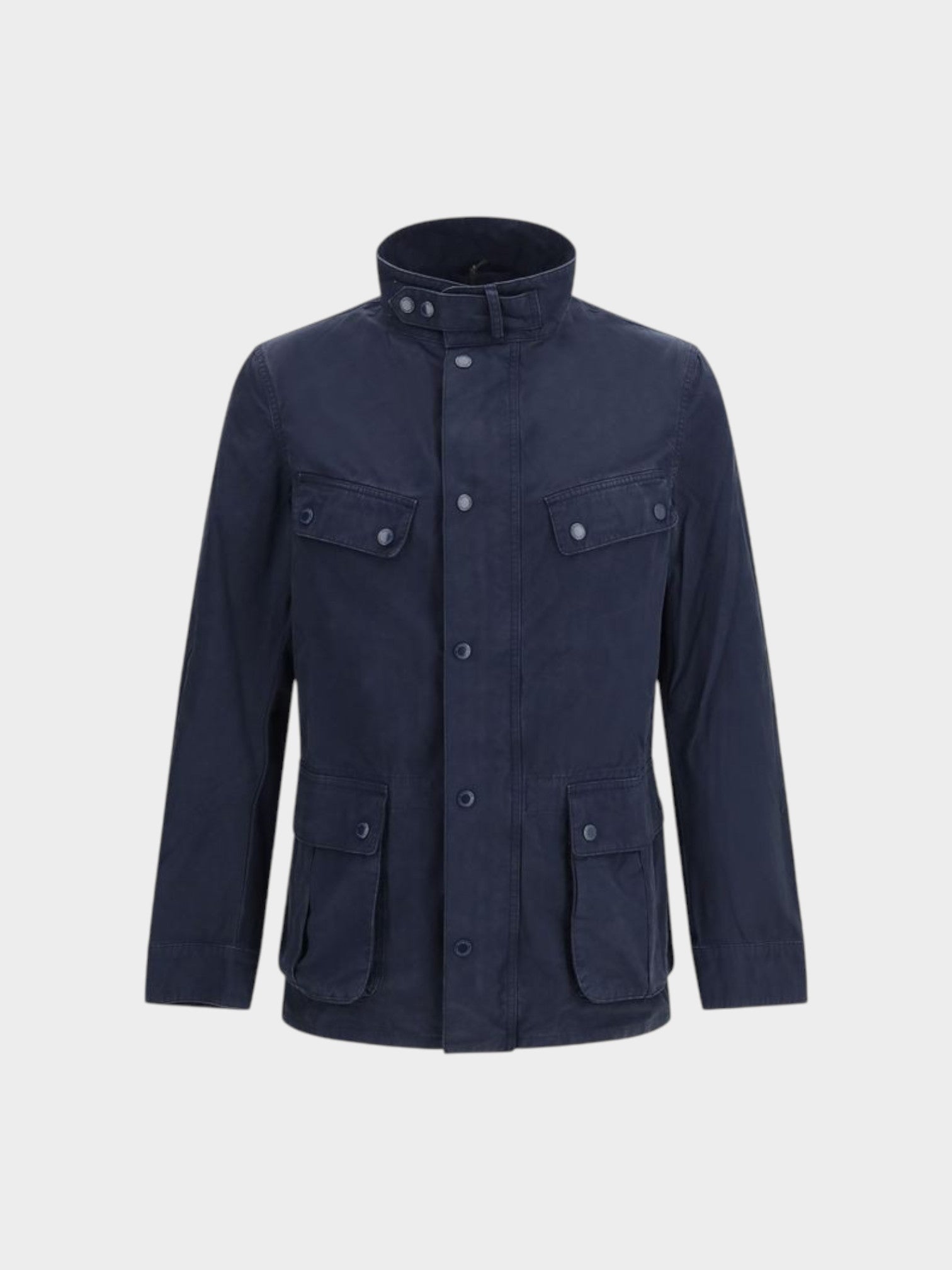 Barbour International Blue Cotton Full-Length Jacket