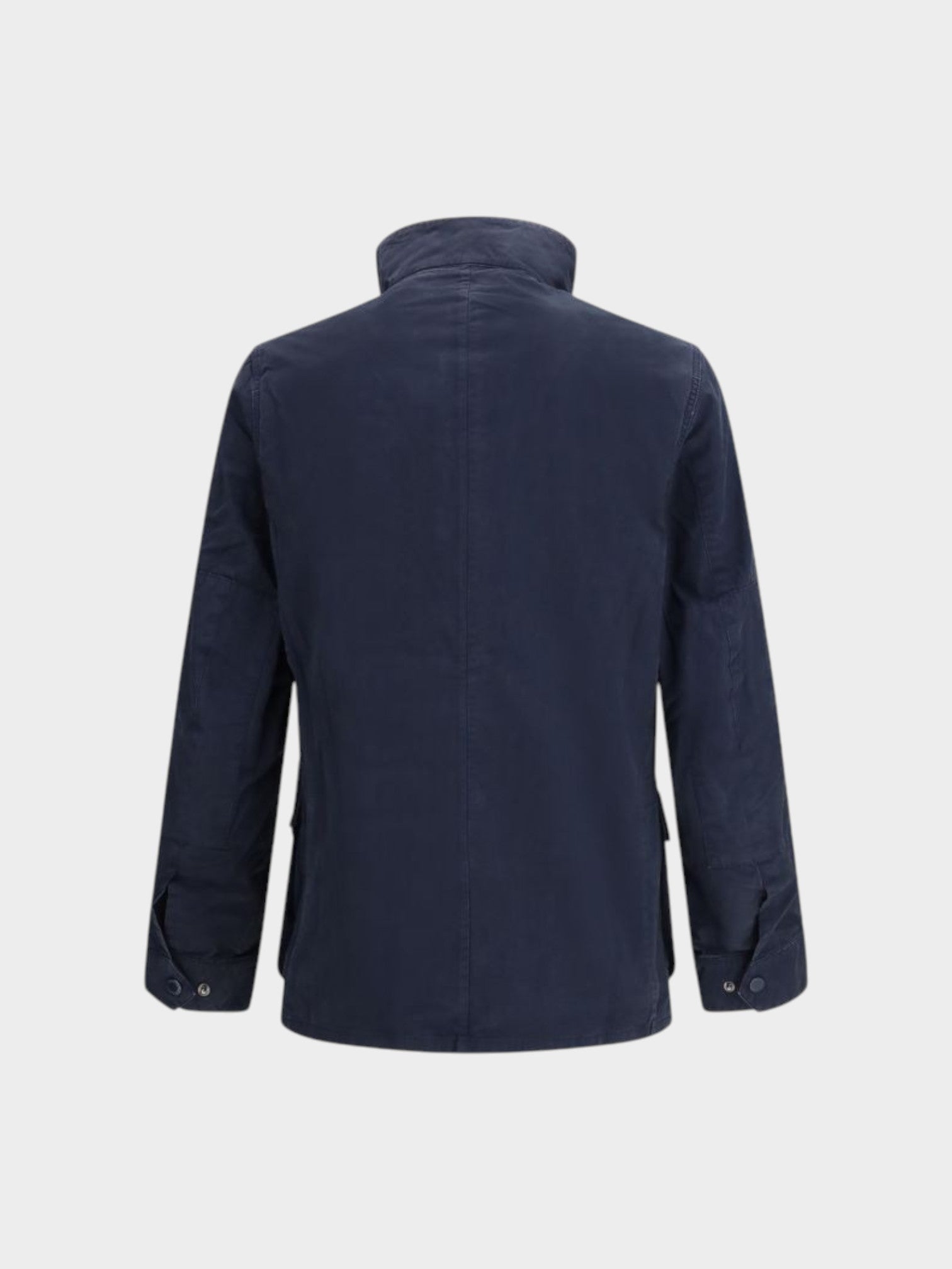 Barbour International Blue Cotton Full-Length Jacket-thumbmail-2