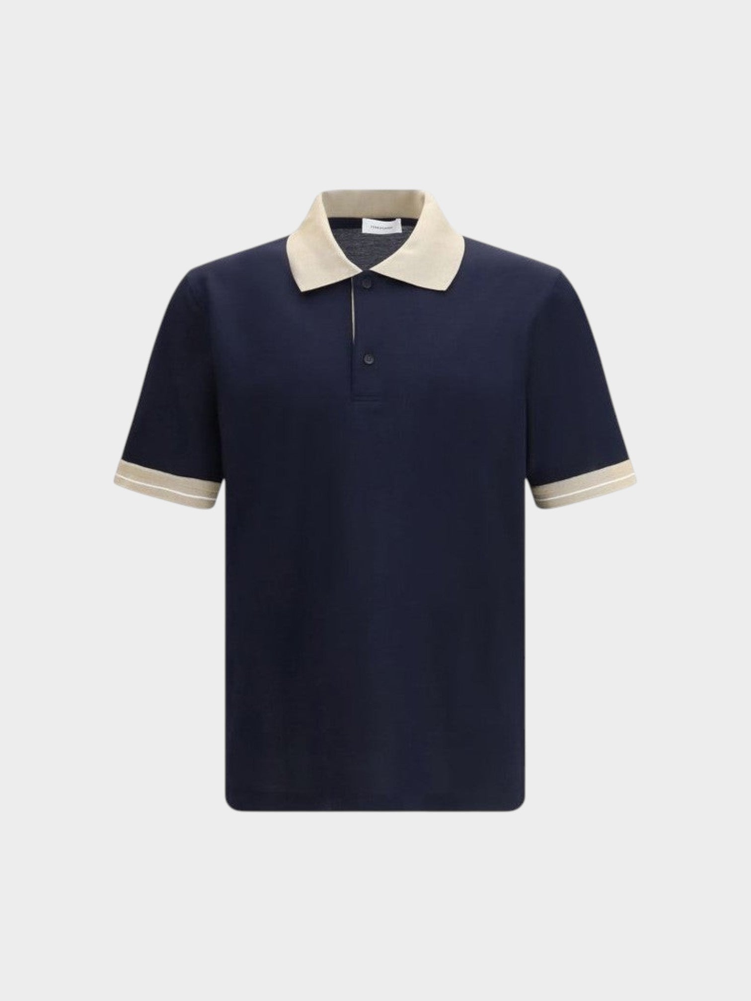 Ferragamo Blue Cotton Polo Shirt