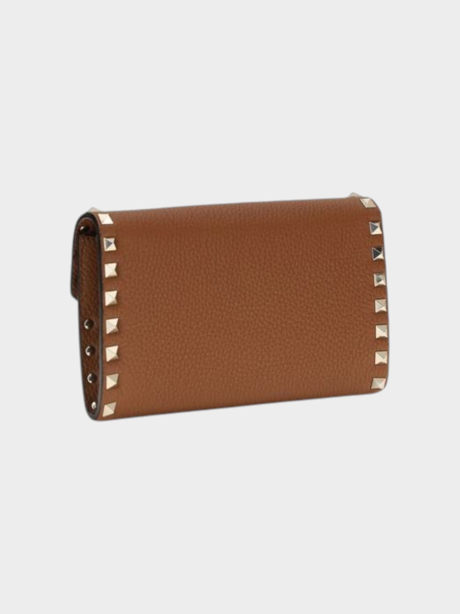 Valentino Garavani Brown Calf Leather Bos Taurus Wallet-thumbmail-2