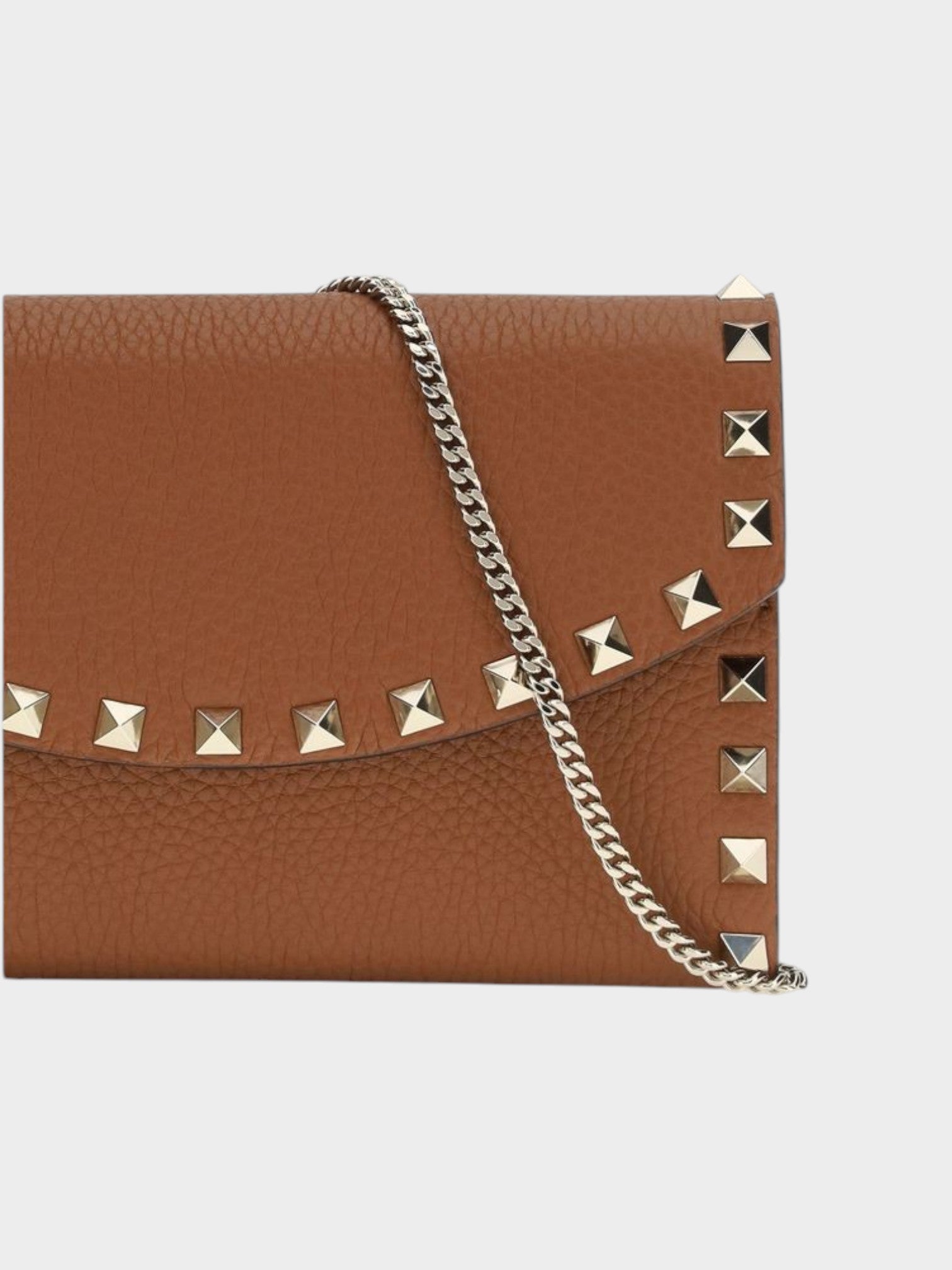 Valentino Garavani Brown Calf Leather Bos Taurus Wallet-thumbmail-3