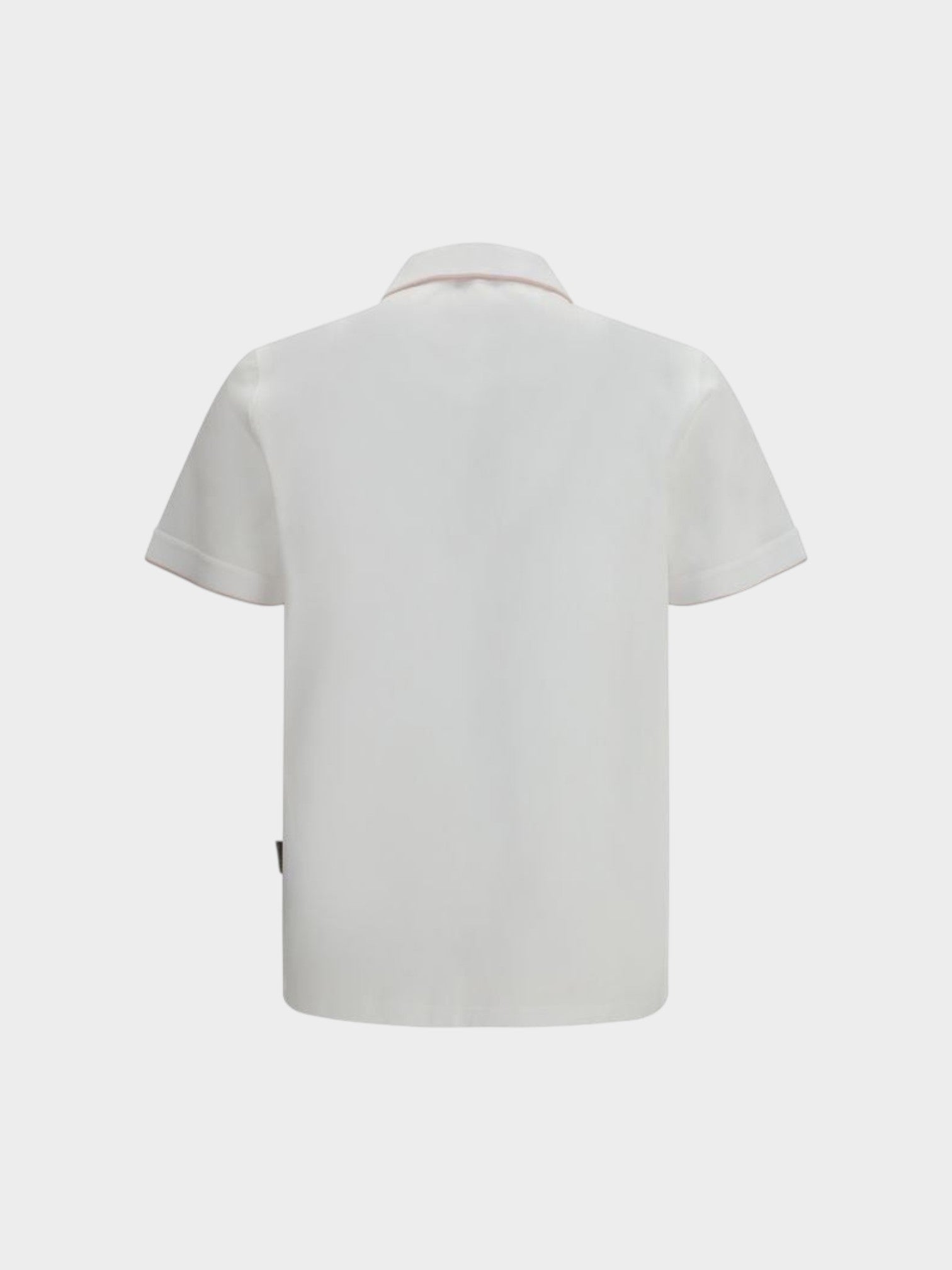MooRER White Cotton Polo Shirt-thumbmail-2