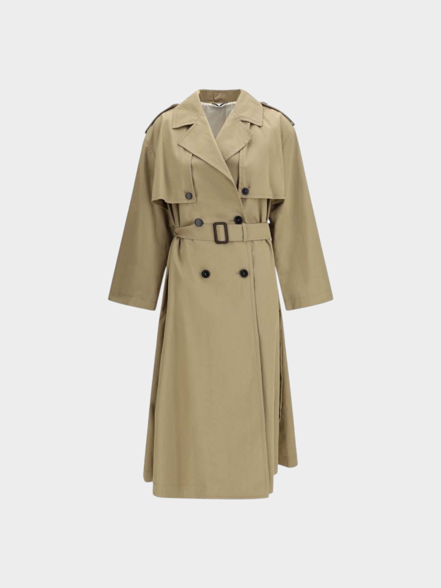 Max Mara Beige Cotton Trench Coat