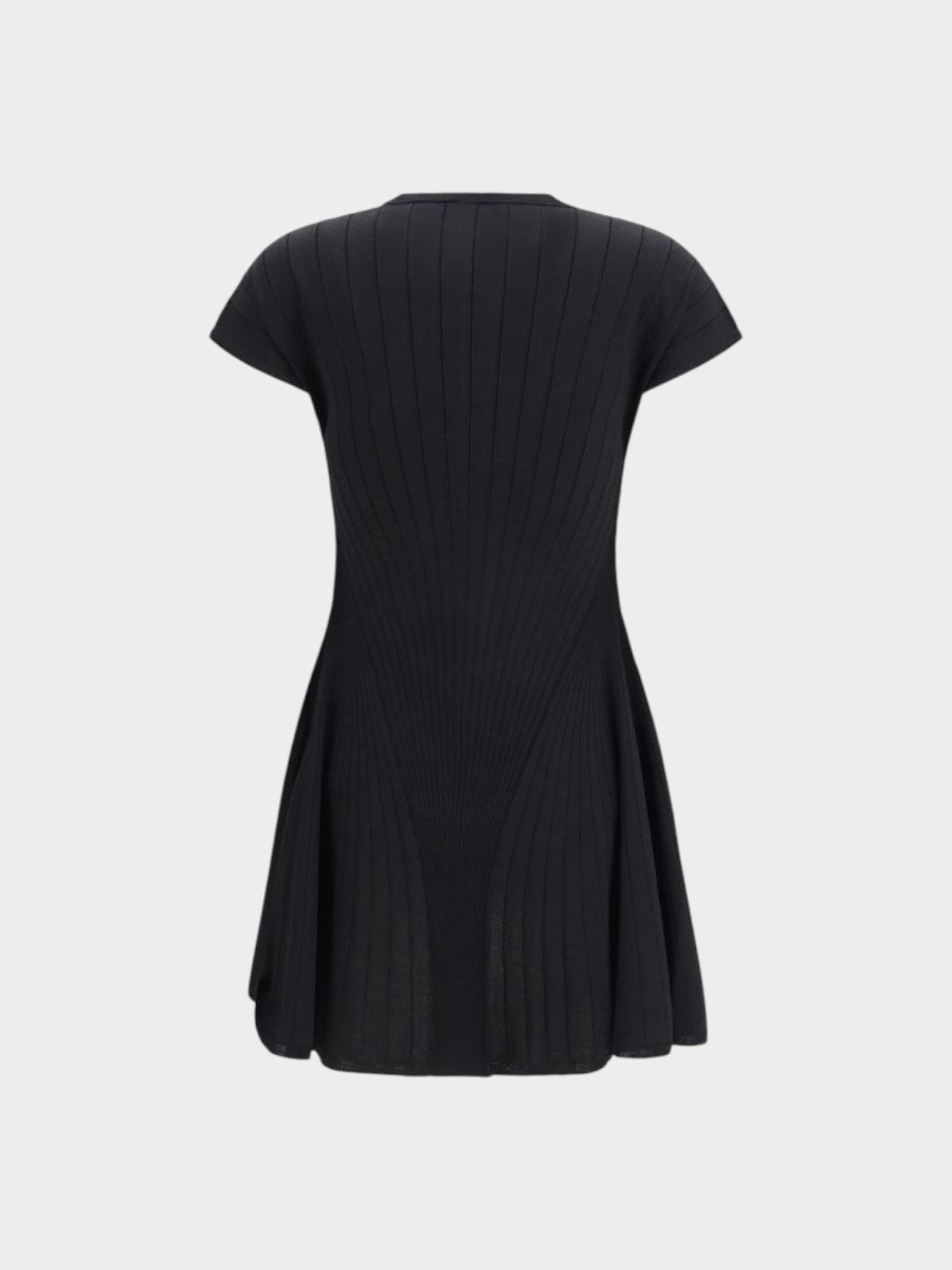 Max Mara Black Viscose Casual Dress-thumbmail-2