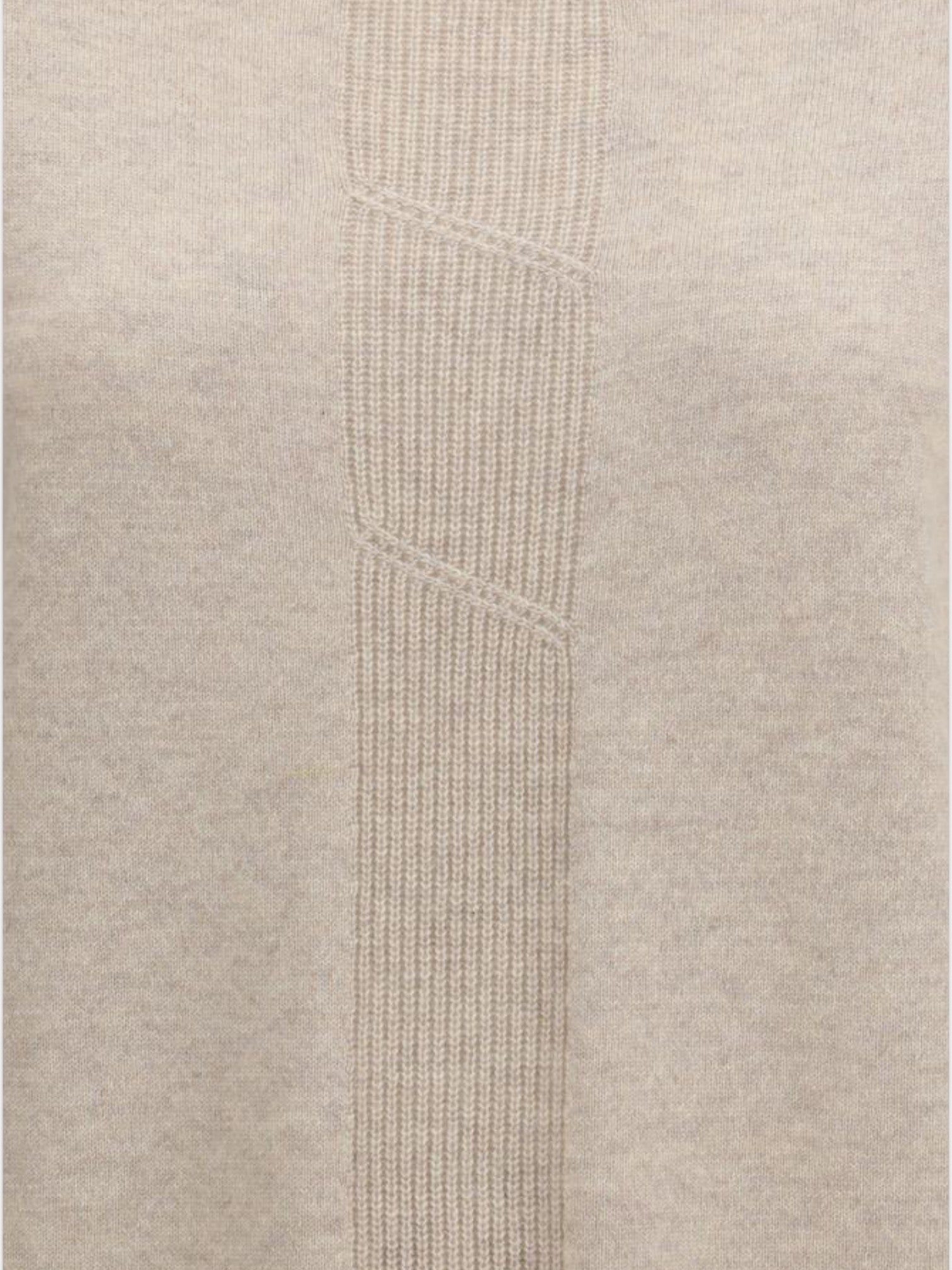 Max Mara Pure Beige Cashmere Sweater-thumbmail-3