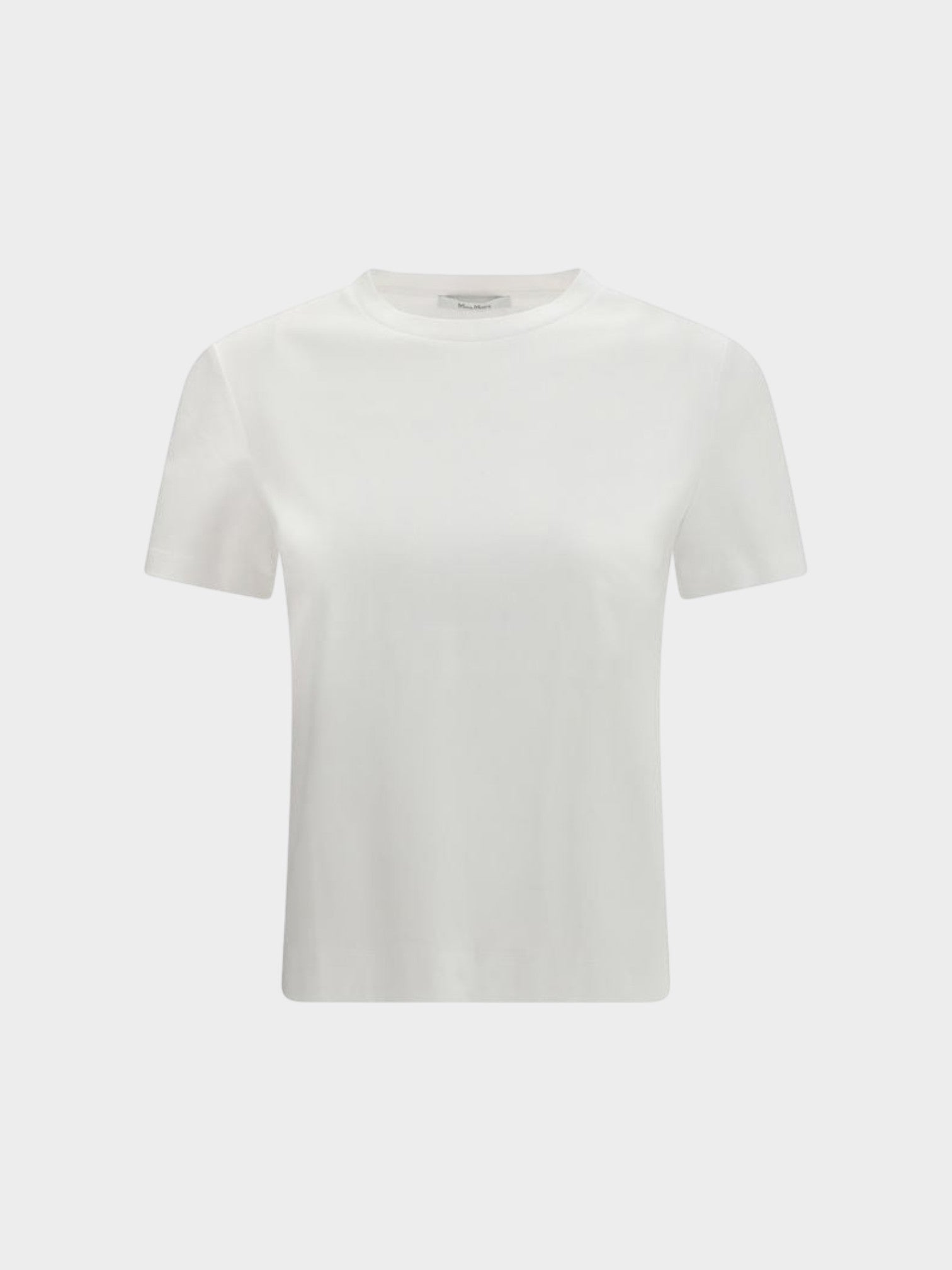 Max Mara Pure White Cotton T-Shirt