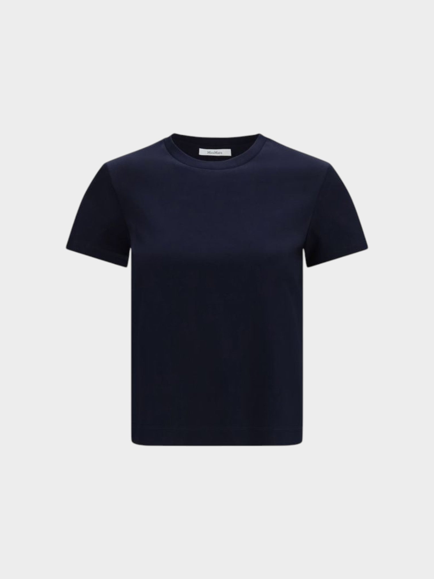 Max Mara Pure Blue Cotton T-Shirt