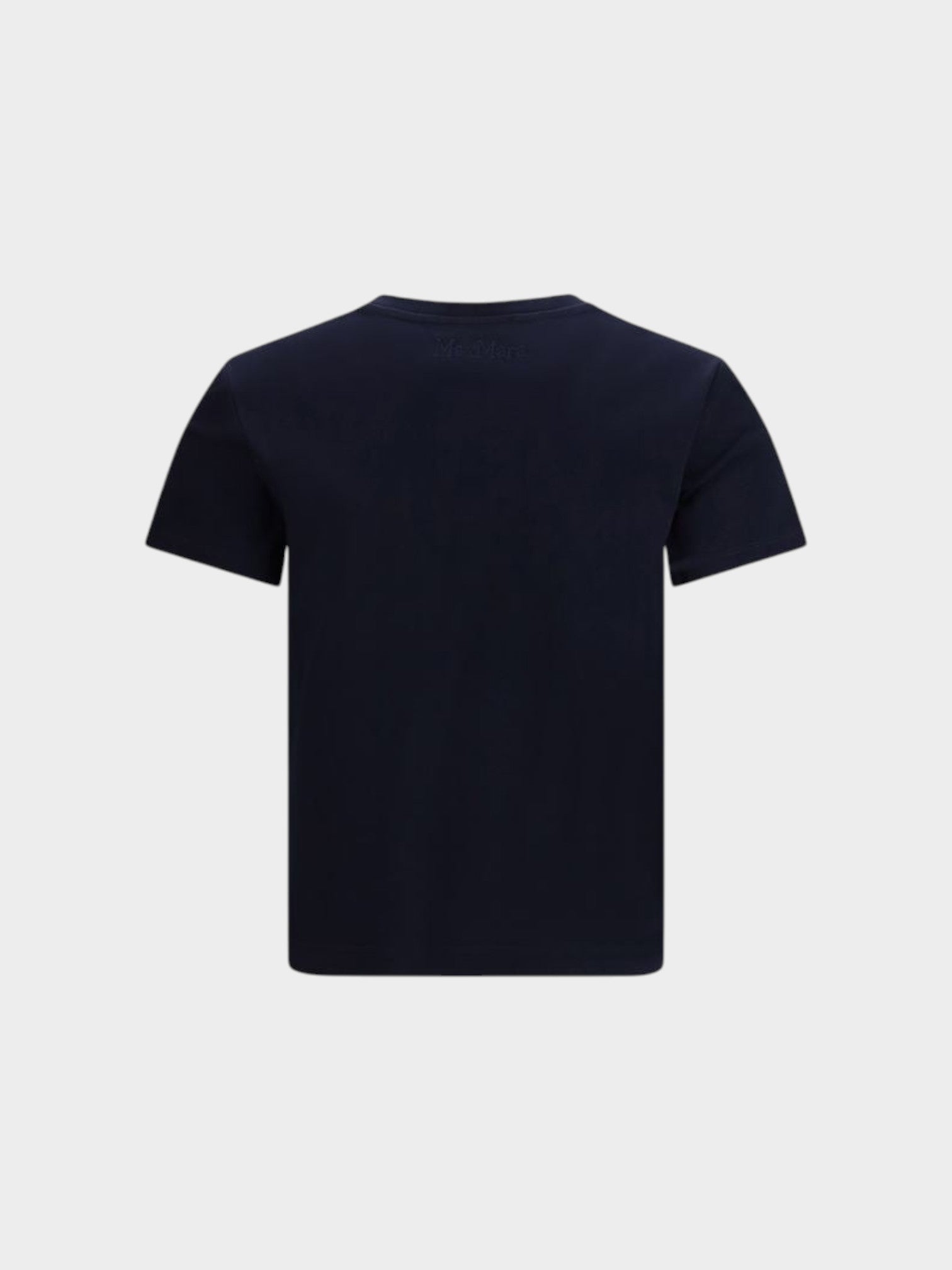 Max Mara Pure Blue Cotton T-Shirt-thumbmail-2