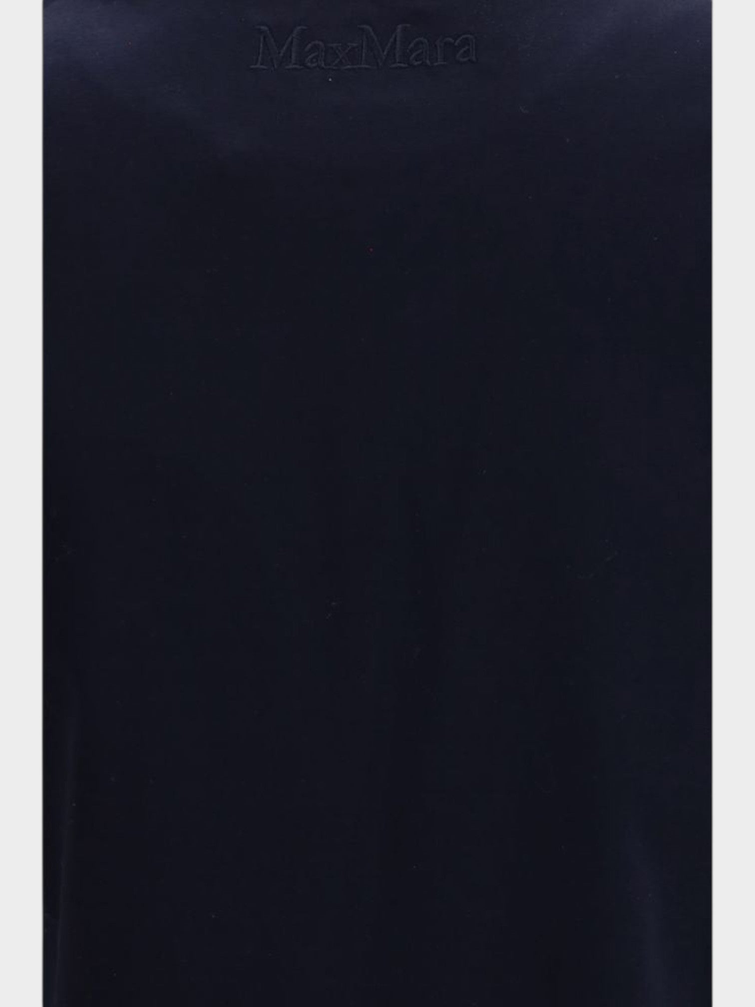 Max Mara Pure Blue Cotton T-Shirt-thumbmail-3