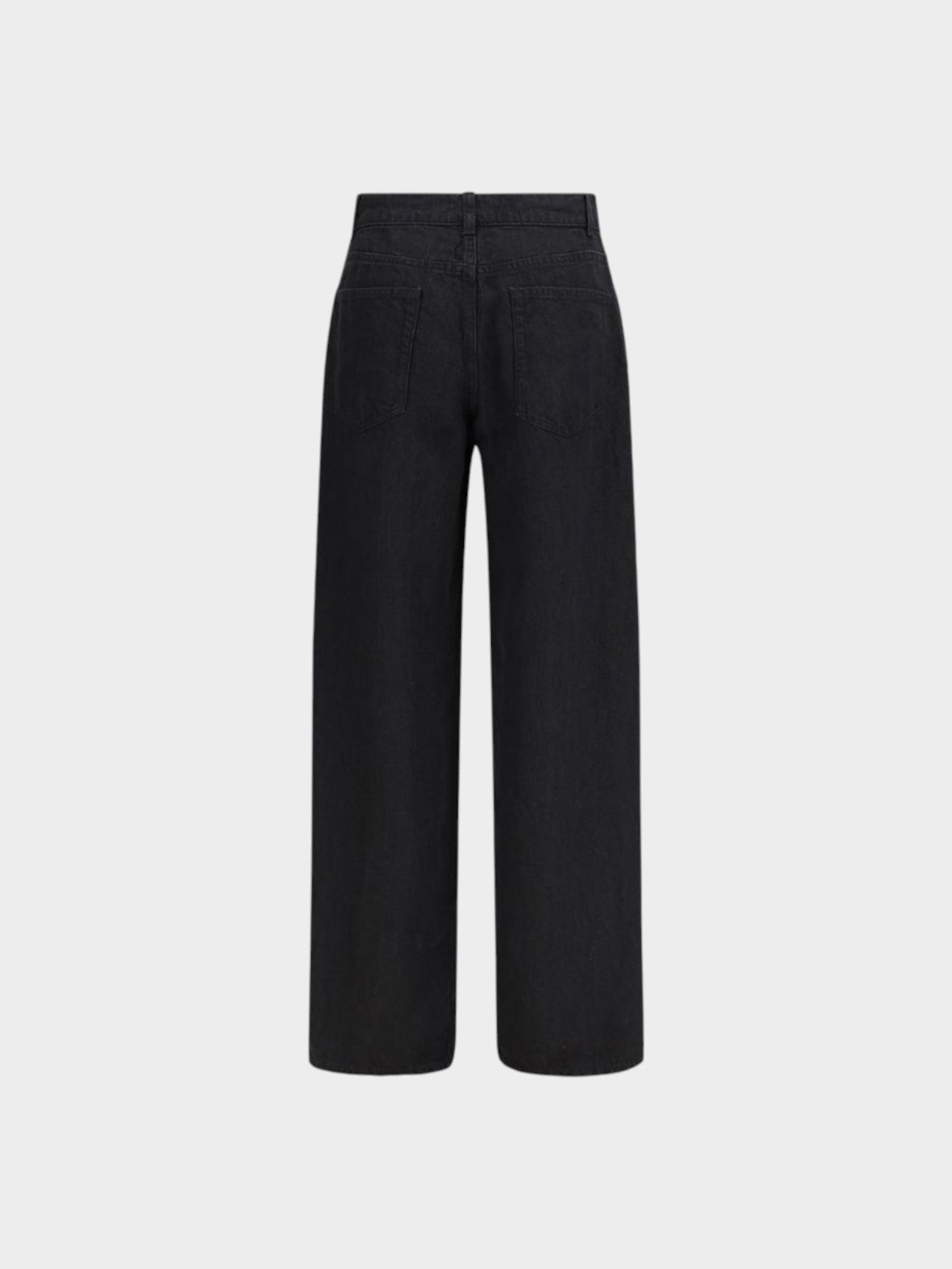 The Row Black Linen Jeans Denim-thumbmail-2