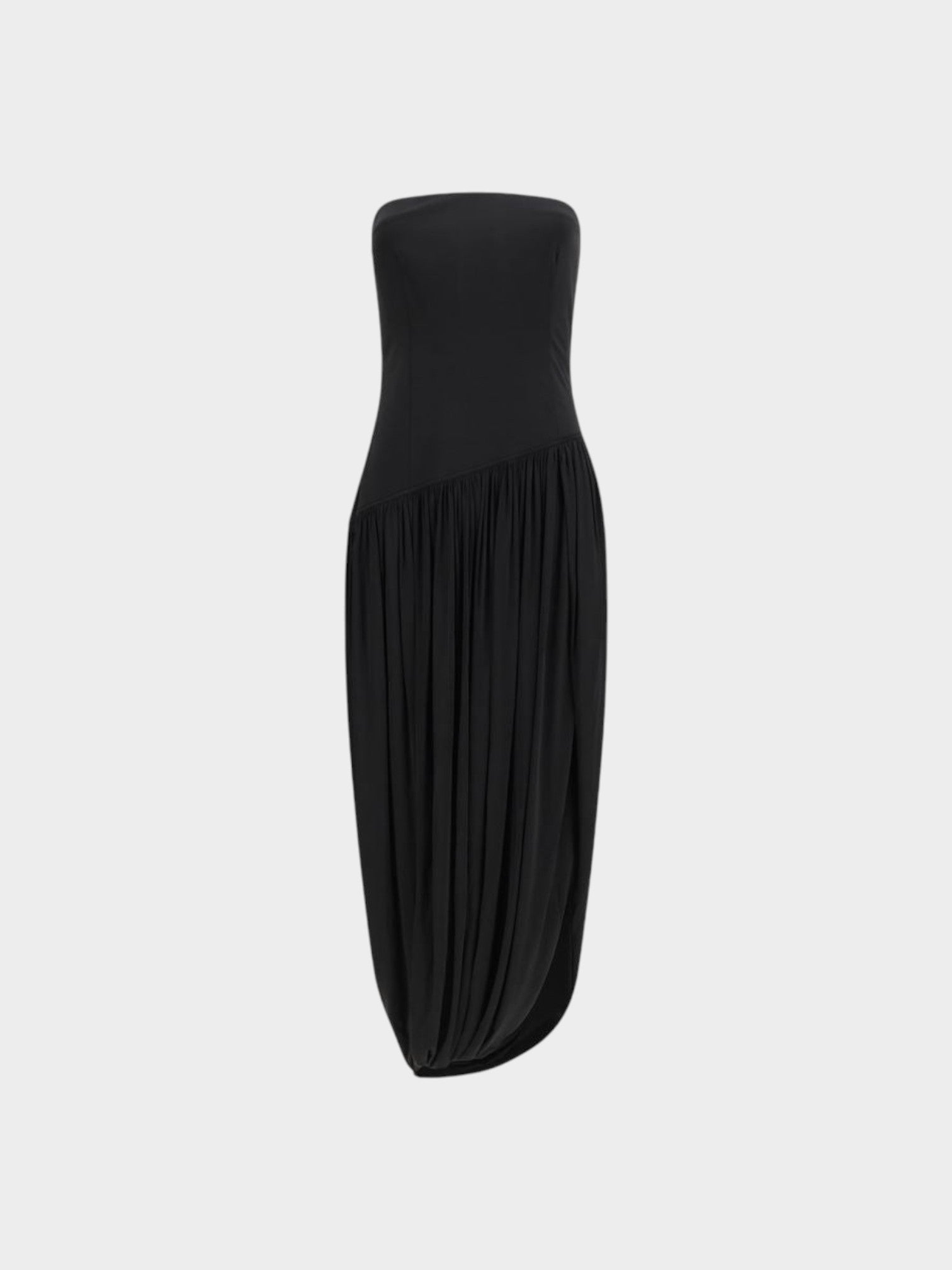 Ferragamo Black Viscose Cocktail Dress