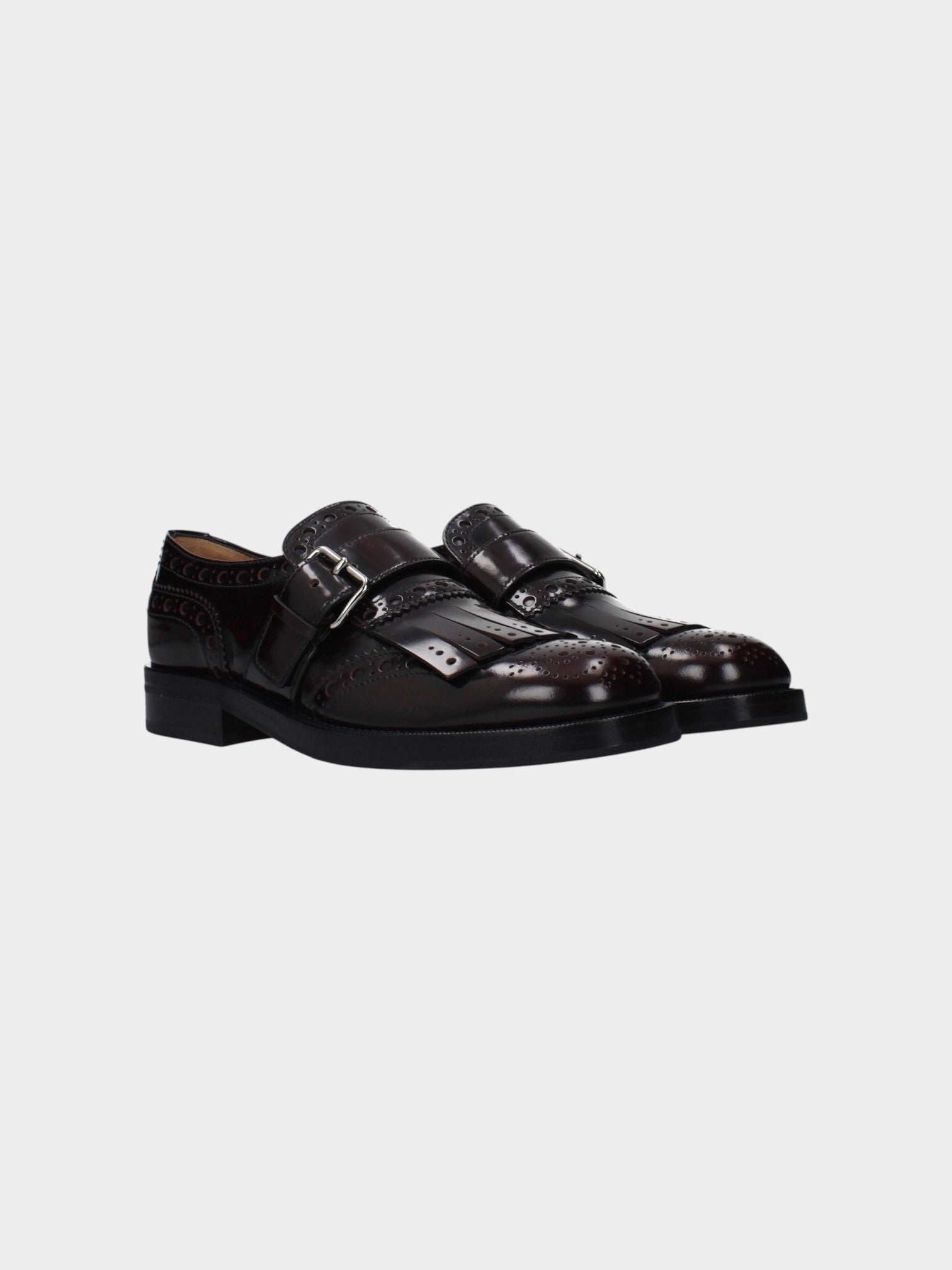 Church's Red Leather Slip-On Loafers-thumbmail-2
