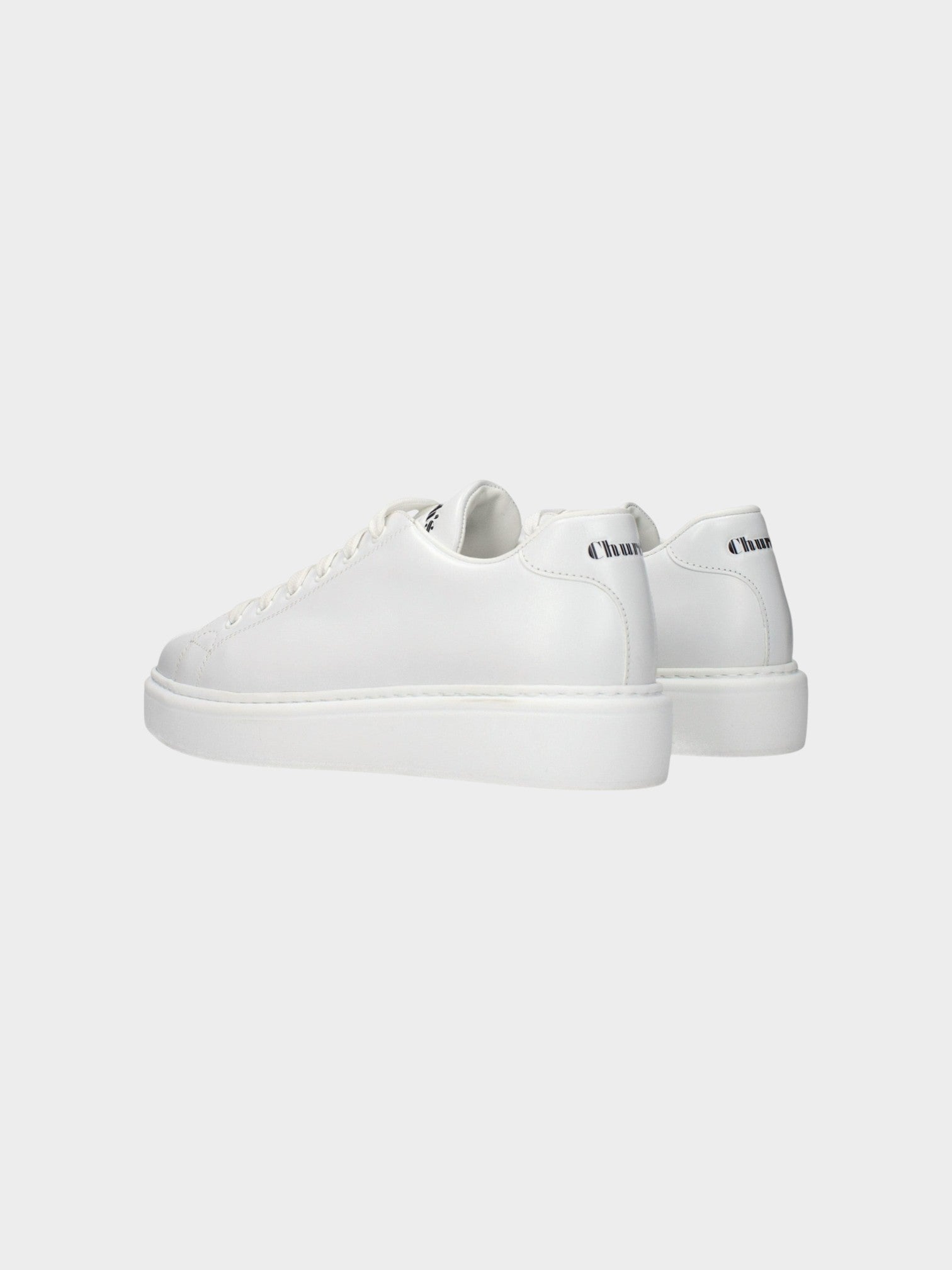Church's White Leather Low Top Sneakers-thumbmail-4