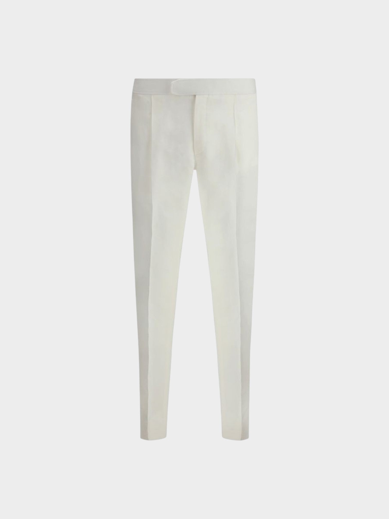 Brioni White Linen Pants