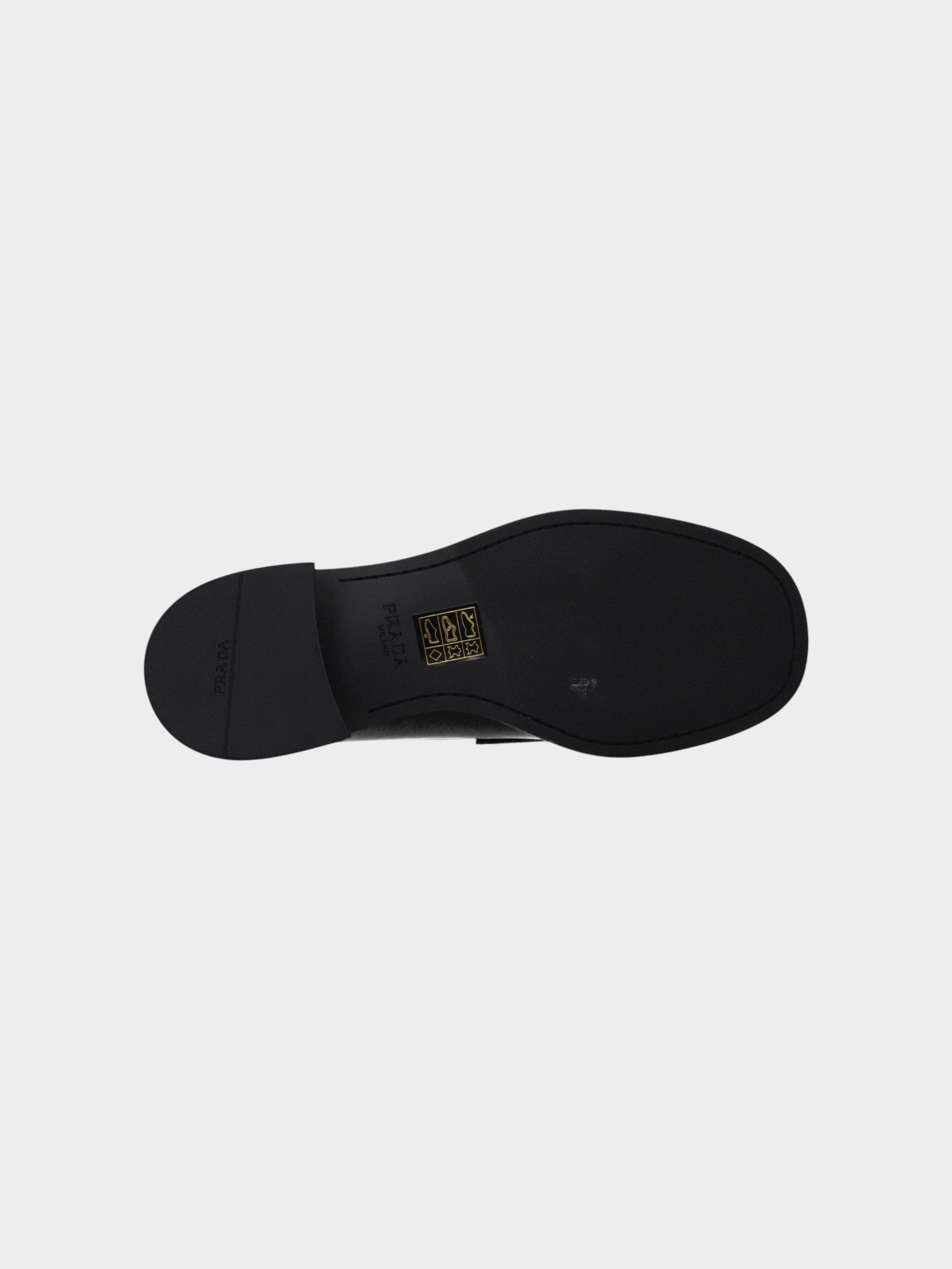 Prada Black Leather Slip-On Loafers-thumbmail-5