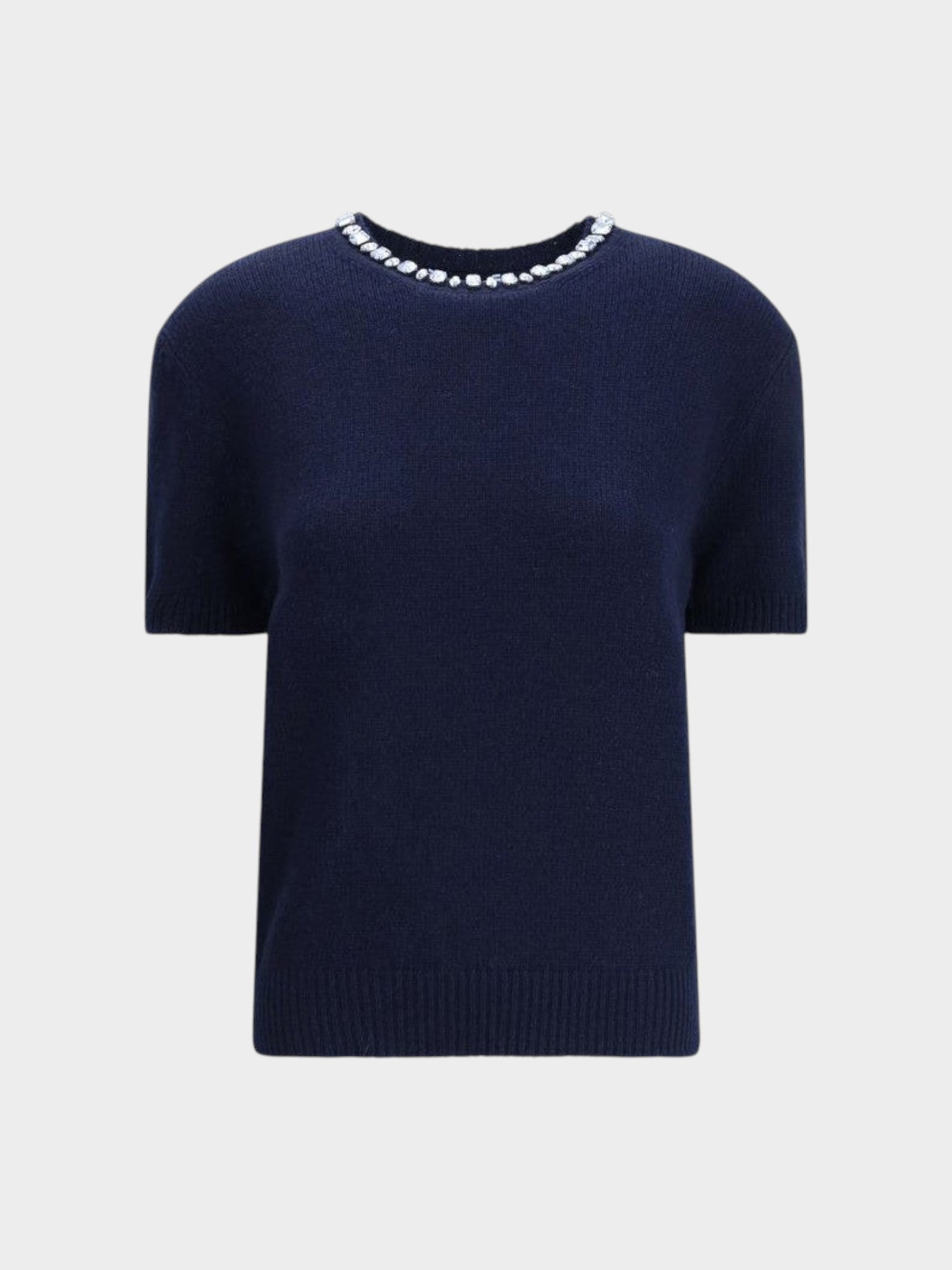 Prada Blue Fleece Wool Sweatshirt